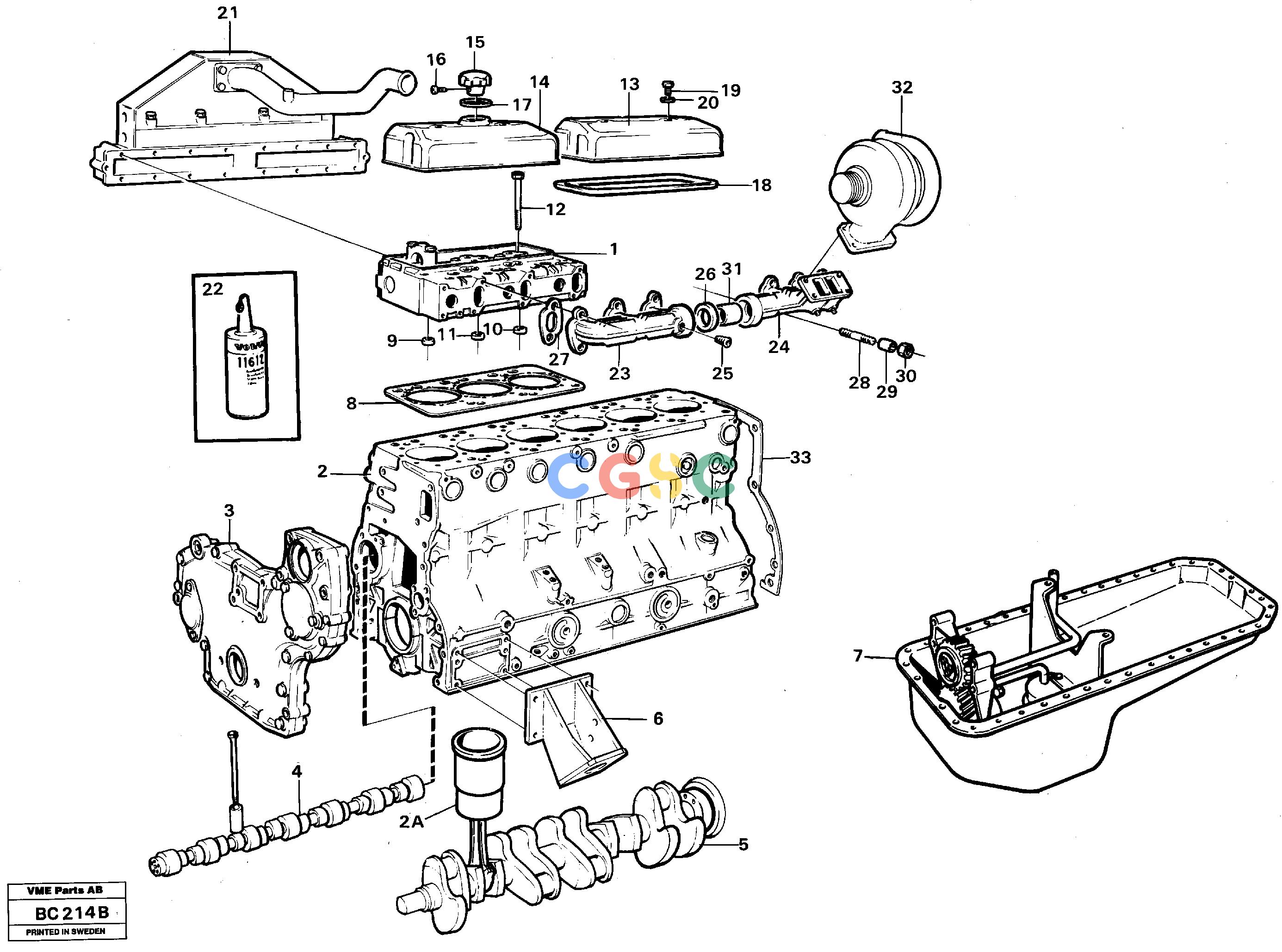 沃尔沃零件查询A25C VOLVO BM Engine with fitting partsVOLVO BM A25C SER NO - 10256/ - 60911 NoneNoneNoneAutodata Volvo online