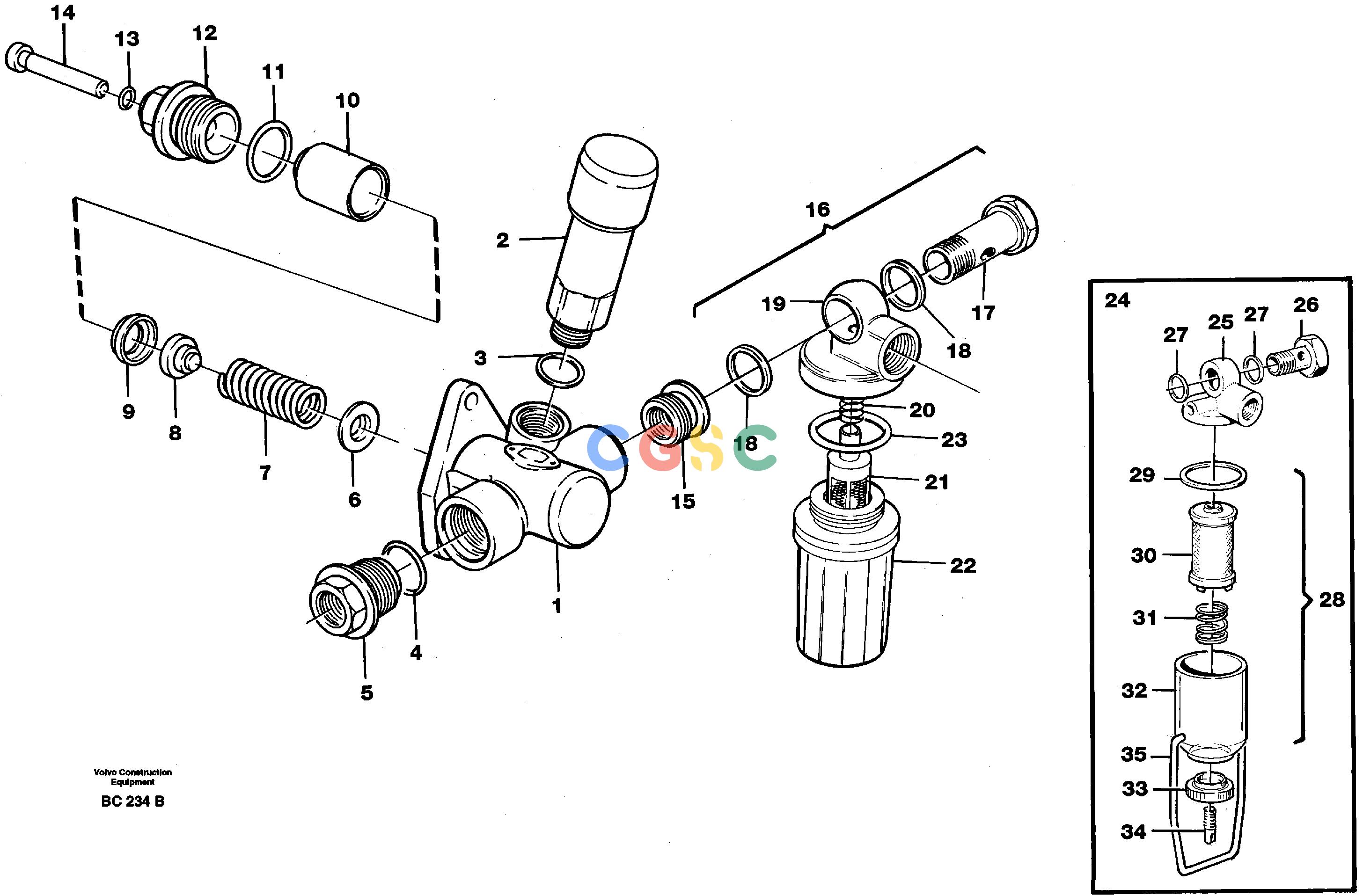 沃尔沃零件查询A25C VOLVO BM Feed pumpVOLVO BM A25C SER NO - 10256/ - 60911 NoneNoneNoneAutodata Volvo online