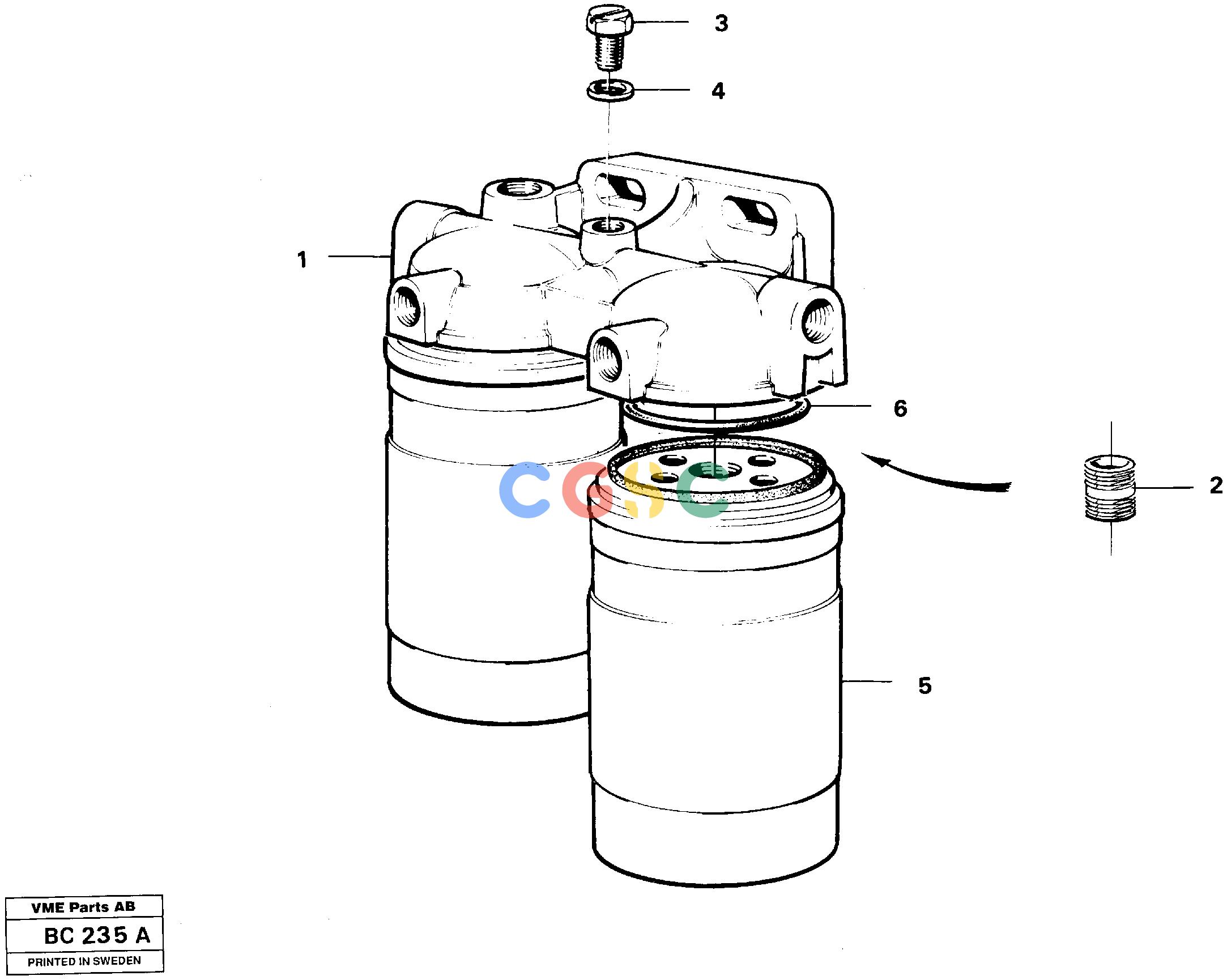 沃尔沃零件查询A25C VOLVO BM Fuel filterVOLVO BM A25C SER NO - 10256/ - 60911 NoneNoneNoneAutodata Volvo online