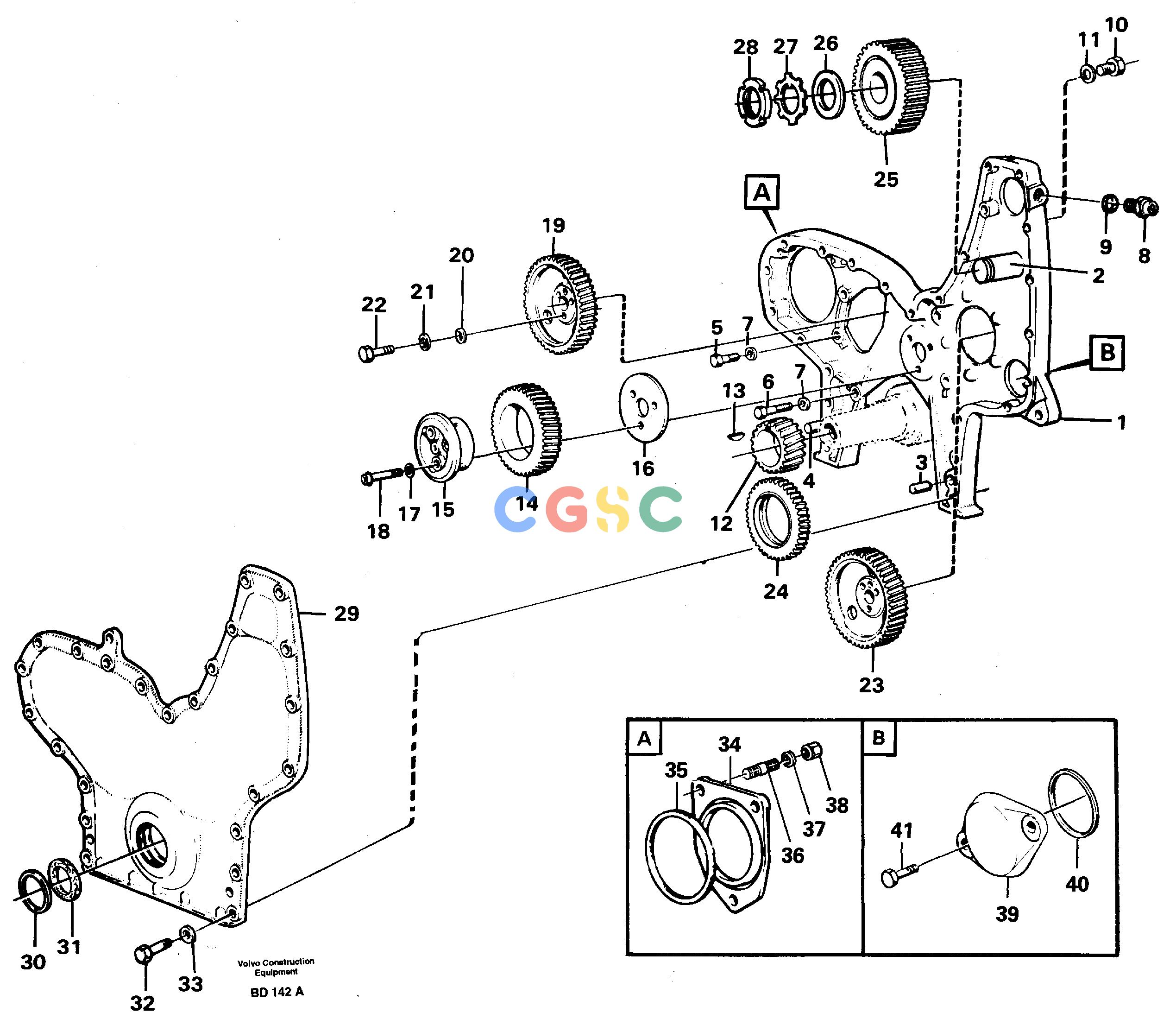 沃尔沃零件查询A30 VOLVO BM Timing gear casing and gearsVOLVO BM A30 NoneNoneNoneAutodata Volvo online