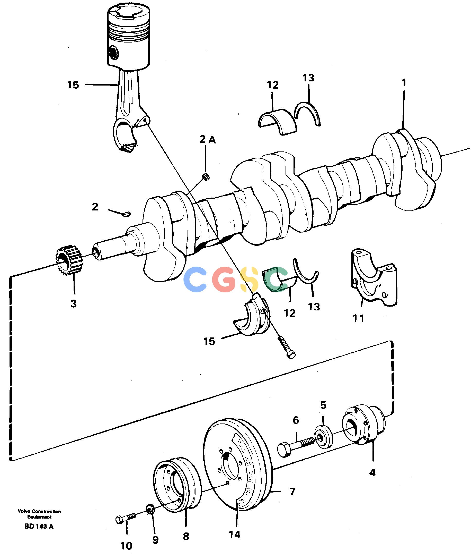 沃尔沃零件查询A30 VOLVO BM Crankshaft and related partsVOLVO BM A30 NoneNoneNoneAutodata Volvo online