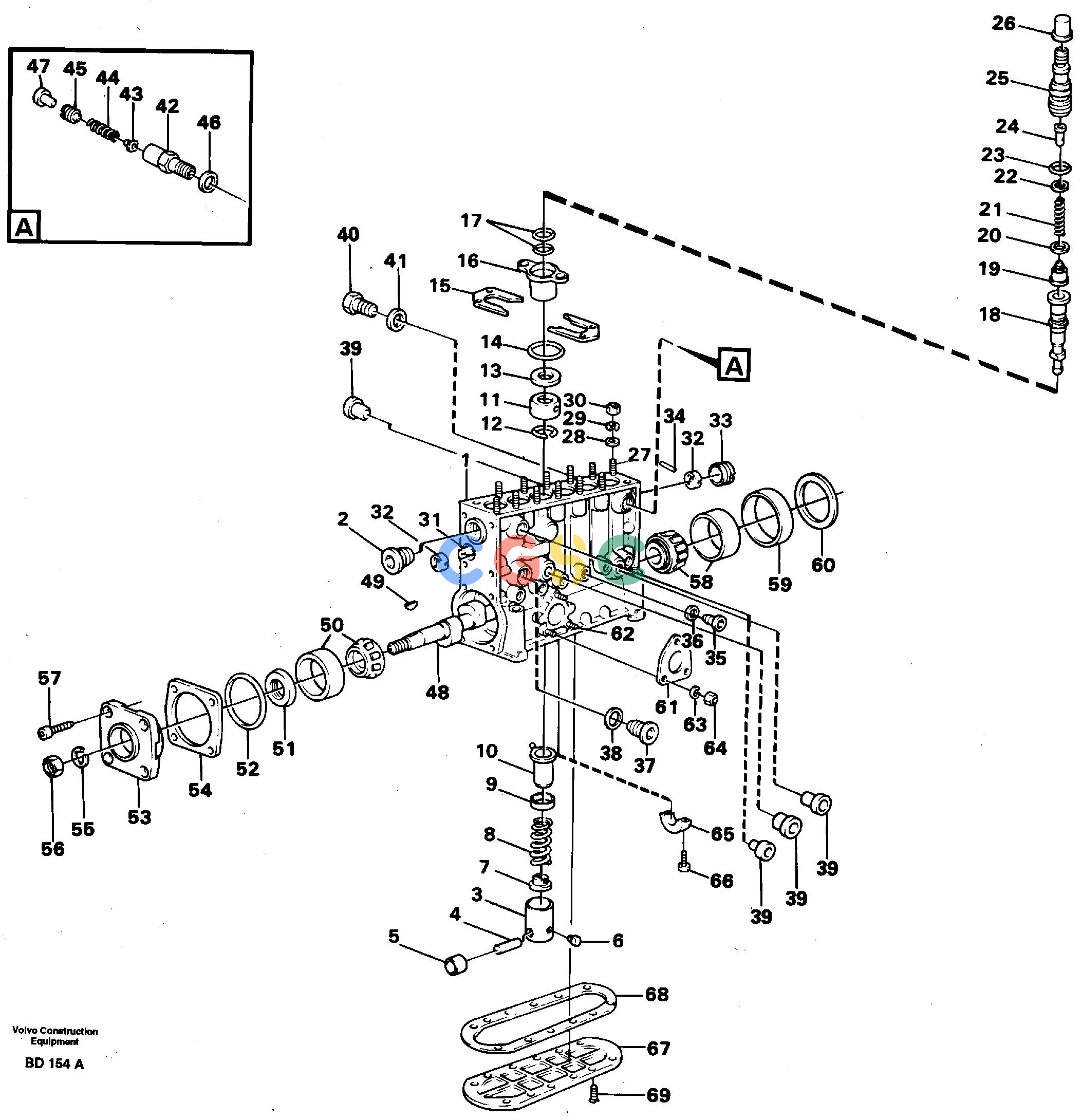沃尔沃零件查询A30 VOLVO BM Injection pumpVOLVO BM A30 NoneNoneTD102KF, TD102KHAutodata Volvo online