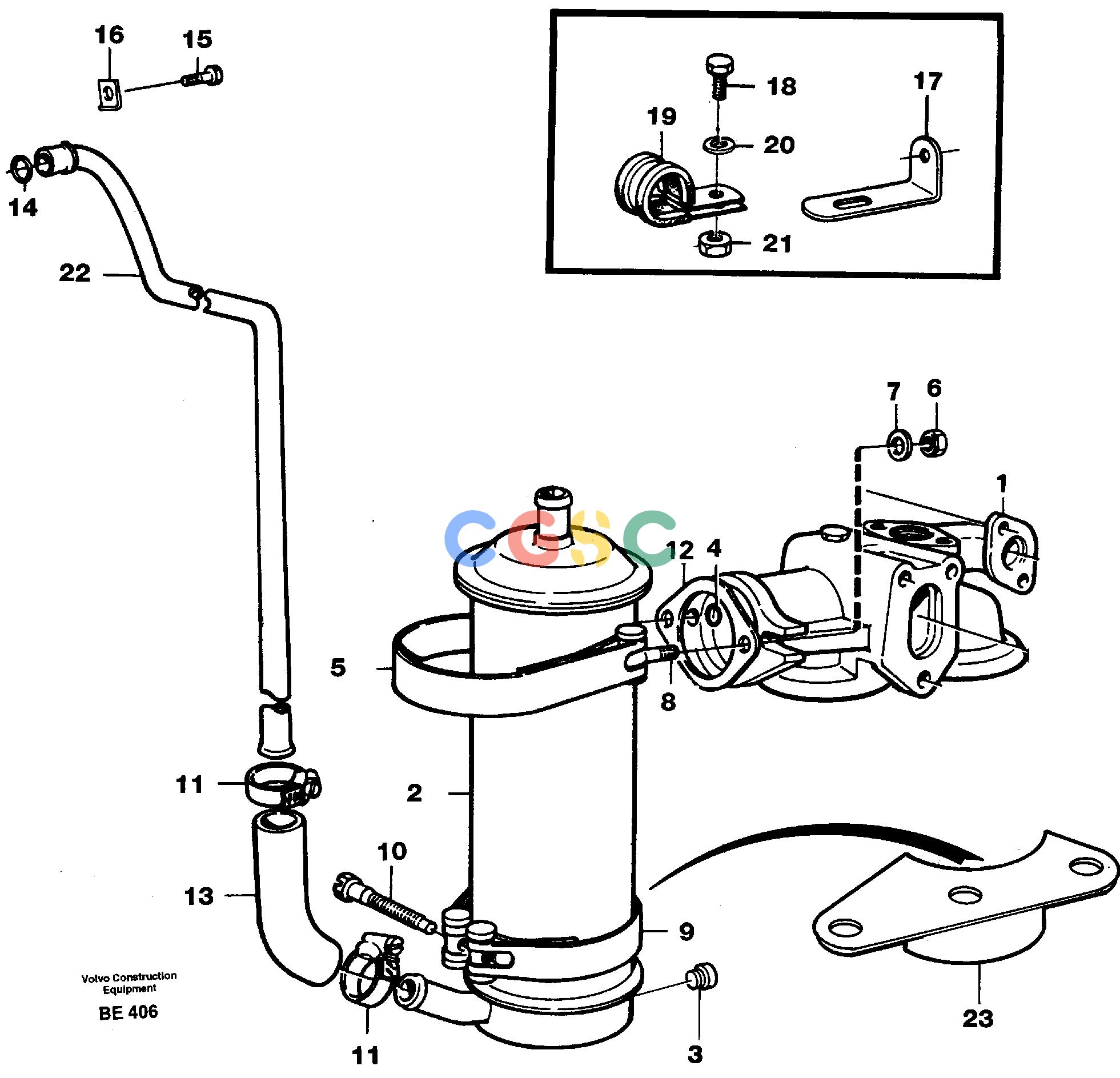 沃尔沃零件查询A35 Oil coolerVolvo BM A35 NoneNoneNoneAutodata Volvo online