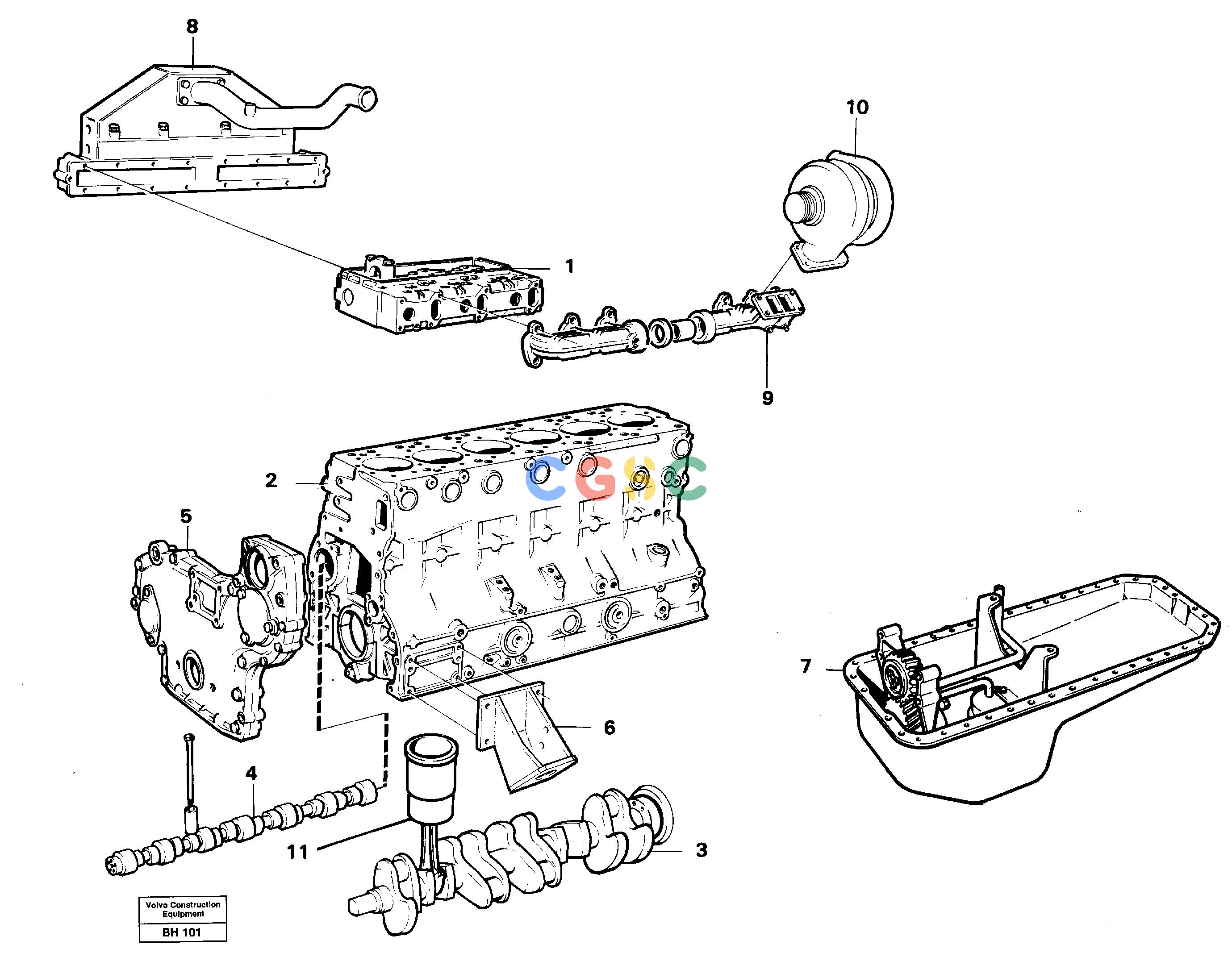 沃尔沃零件查询A20C VOLVO BM Engine, assemblyVOLVO BM A20C SER NO - 3051 NoneNoneNoneAutodata Volvo online