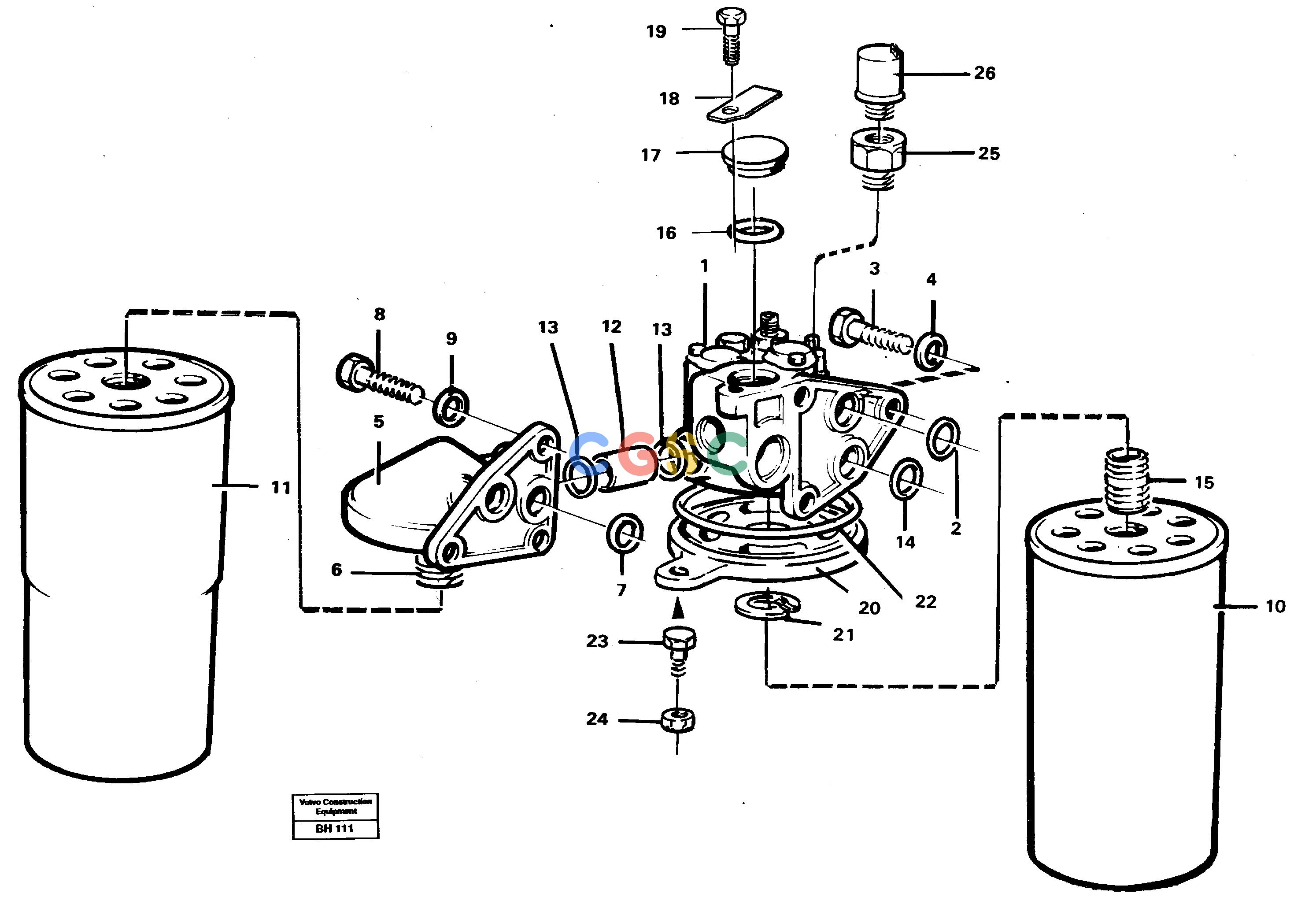 沃尔沃零件查询A20C VOLVO BM Oil filterVOLVO BM A20C SER NO - 3051 NoneNoneNoneAutodata Volvo online