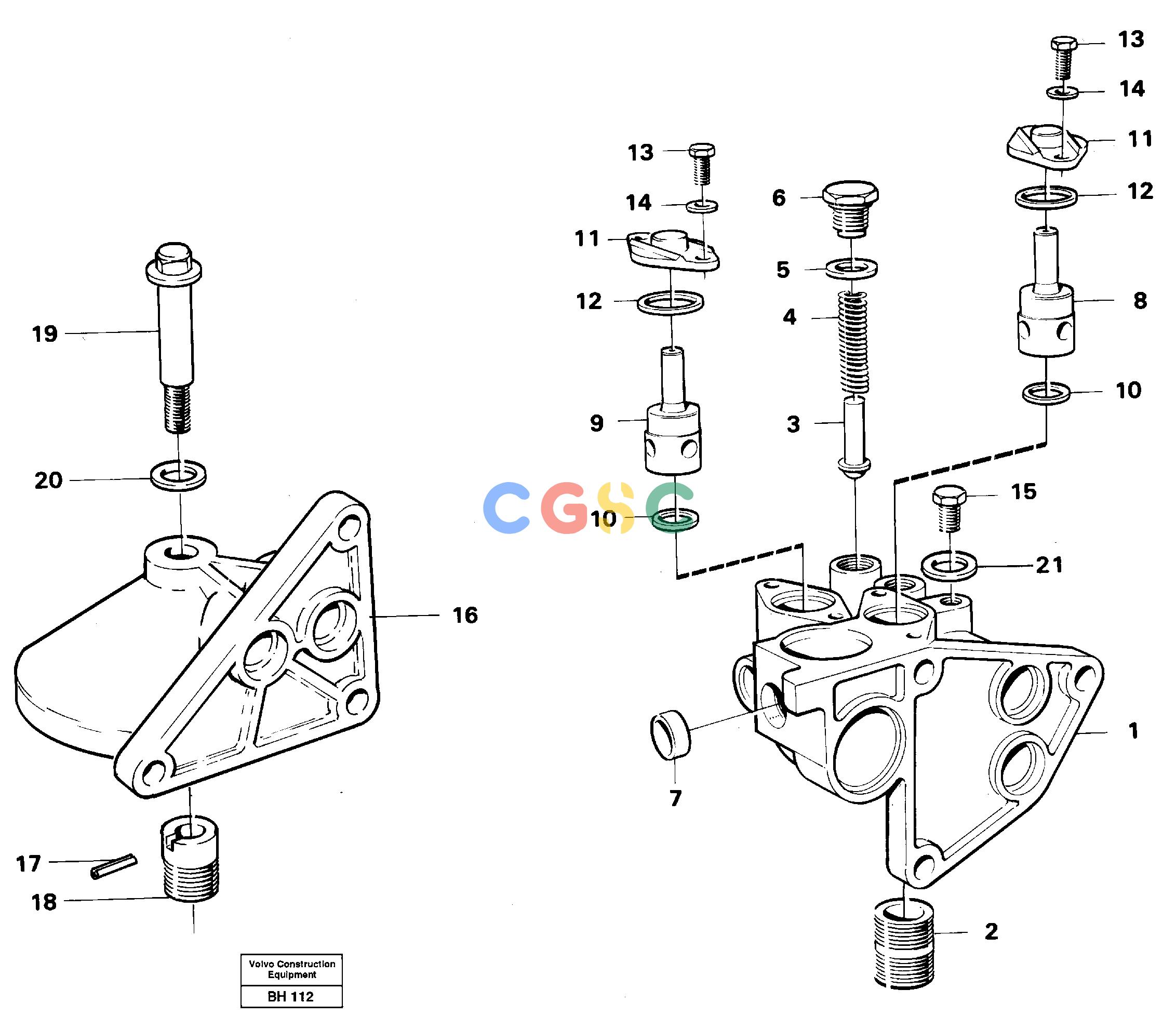 沃尔沃零件查询A20C VOLVO BM Housing, oil filterVOLVO BM A20C SER NO - 3051 NoneNoneNoneAutodata Volvo online