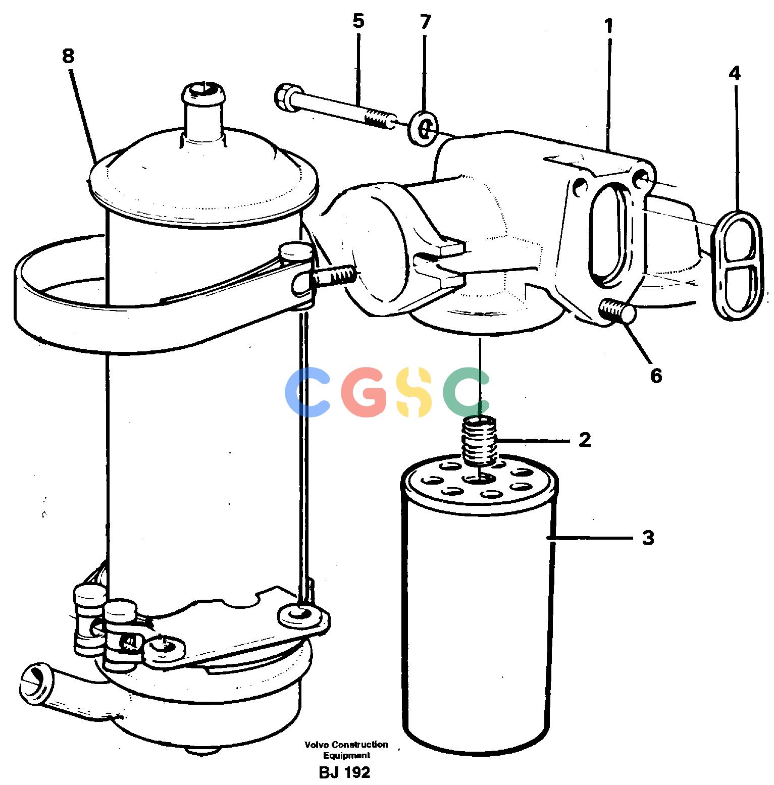 沃尔沃零件查询A30C VOLVO BM Oil filterVOLVO BM A30C SER NO - 2320/- 2275, USA NoneNoneNoneAutodata Volvo online