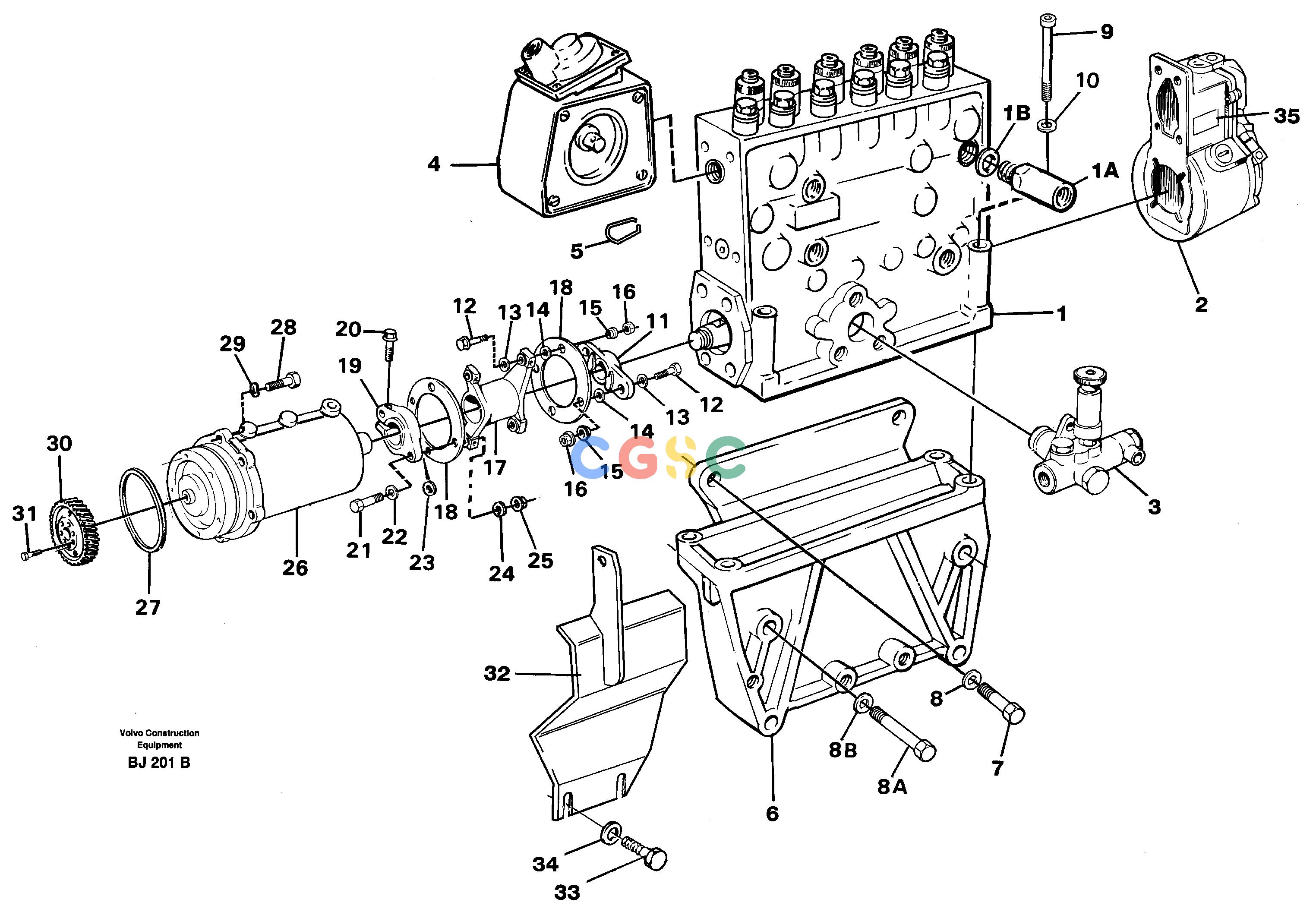沃尔沃零件查询A30C VOLVO BM Fuel injection pump with fitting partsVOLVO BM A30C SER NO - 2320/- 2275, USA NoneNoneNoneAutodata Volvo online