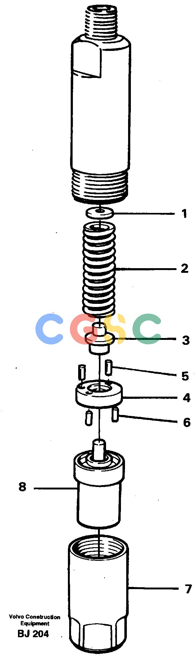 沃尔沃零件查询A30C VOLVO BM InjectorVOLVO BM A30C SER NO - 2320/- 2275, USA NoneNoneNoneAutodata Volvo online