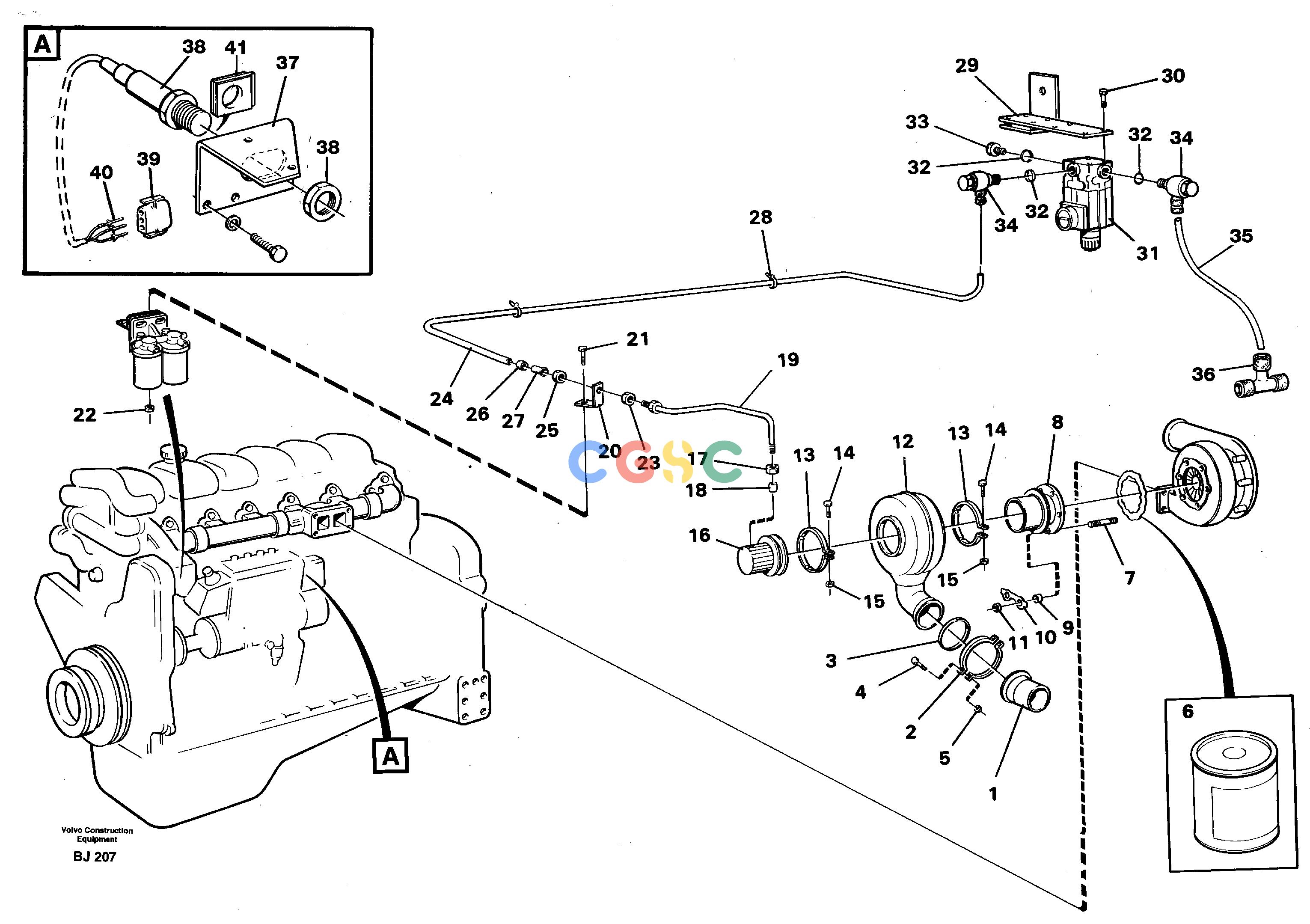 沃尔沃零件查询A30C VOLVO BM Exhaust brakeVOLVO BM A30C SER NO - 2320/- 2275, USA NoneNone93062Autodata Volvo online