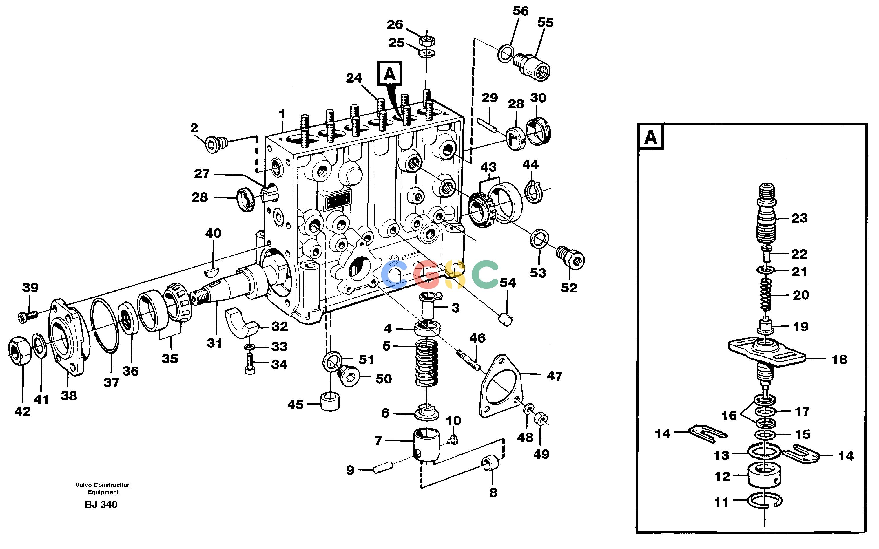 沃尔沃零件查询A30C VOLVO BM Injection pumpVOLVO BM A30C SER NO - 2320/- 2275, USA NoneNoneNoneAutodata Volvo online