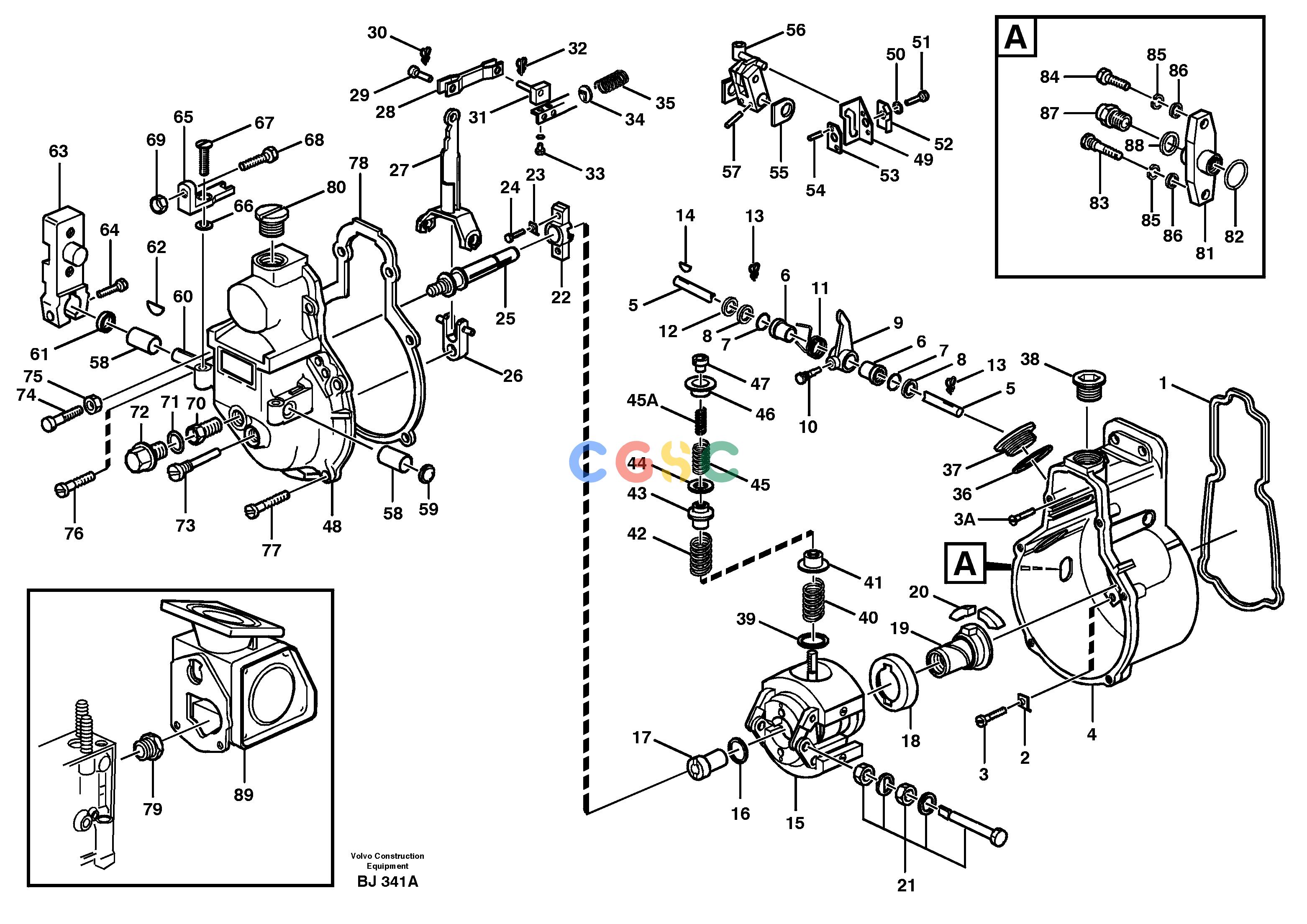 沃尔沃零件查询A30C VOLVO BM Centrifugal governorVOLVO BM A30C SER NO - 2320/- 2275, USA NoneNoneNoneAutodata Volvo online