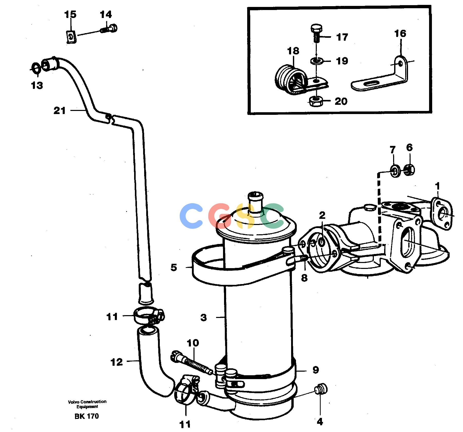 沃尔沃零件查询A35C VOLVO BM Oil-cooler, oilfilter with mountingsVOLVO BM A35C SER NO - 4620, NoneNoneNoneAutodata Volvo online
