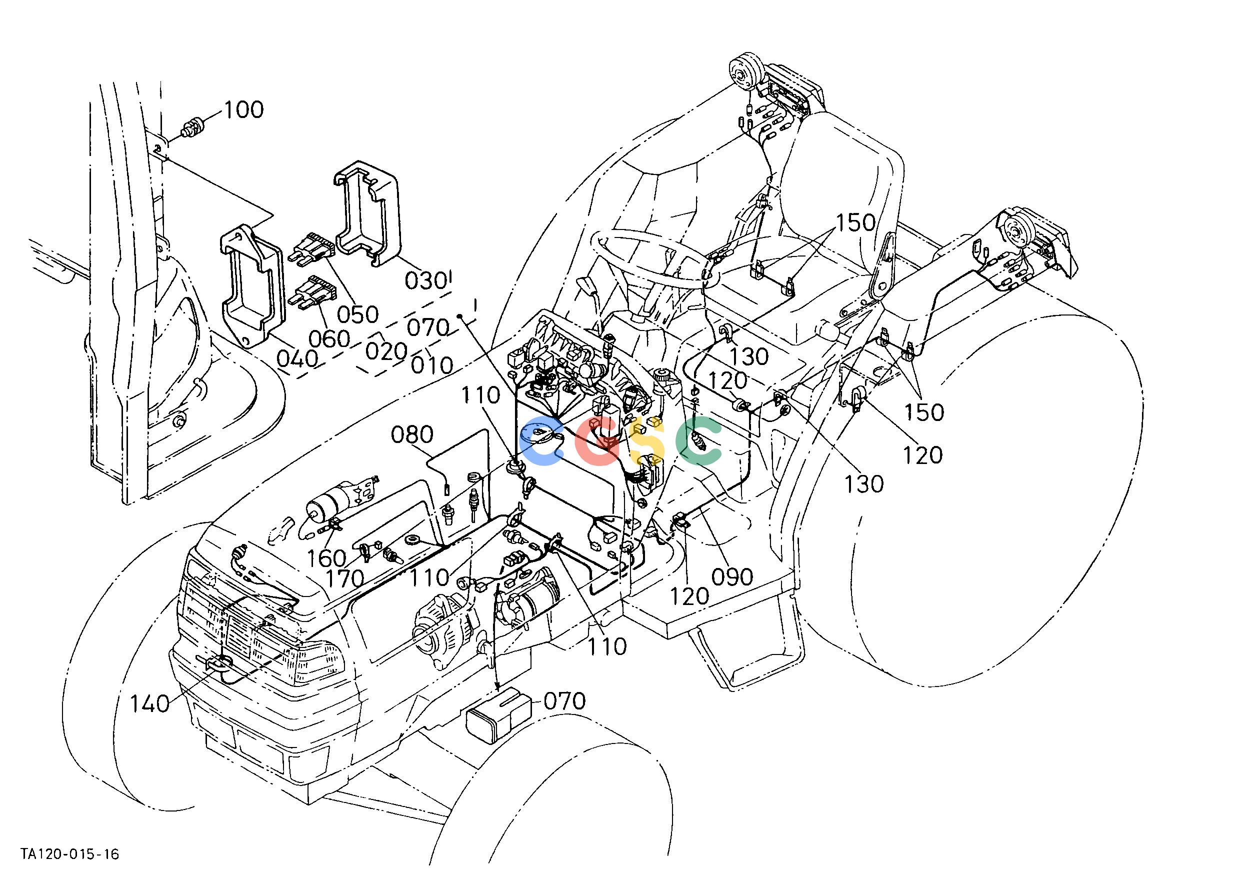 久保田零件查询B50103 ELECTRICAL WIRING [HST TYPE] [NEW TYPE] ## S.No.>=70001 S.No.;>=70001 ELECTRICAL SYSTEMEPC Kubota online