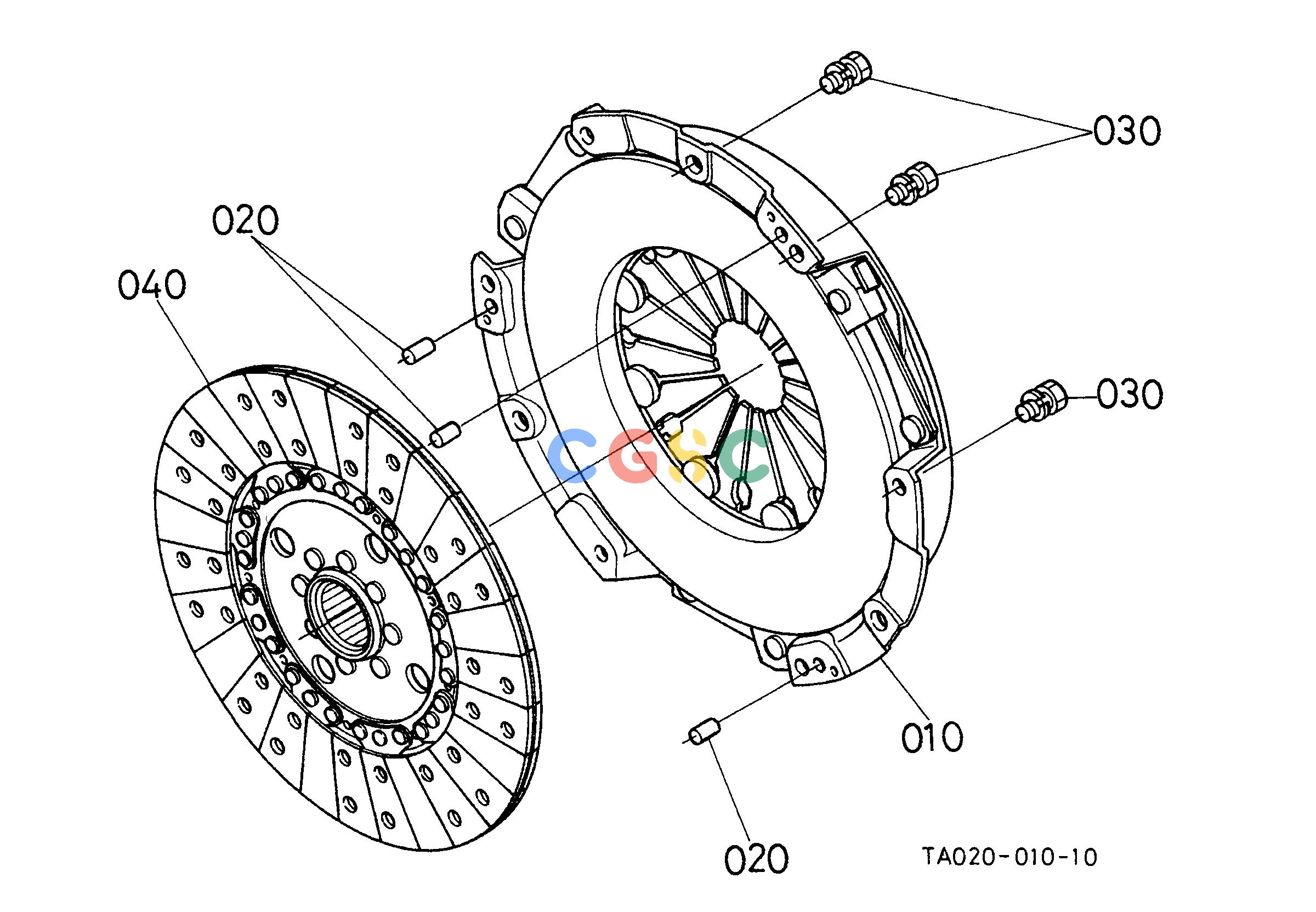 久保田零件查询C10100 CLUTCH CLUTCH/TRANSMISSION/REAR AXLEEPC Kubota online