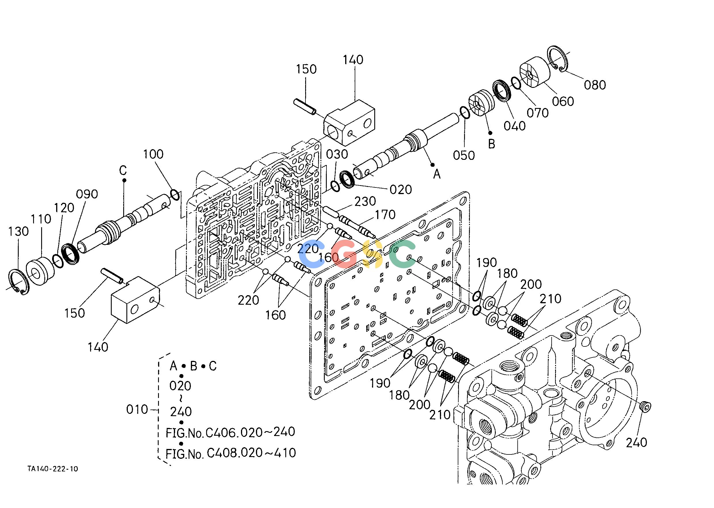 久保田零件查询C40700 GST VALVE [GST TYPE] [COMPONENT PARTS] CLUTCH/TRANSMISSION/REAR AXLEEPC Kubota online