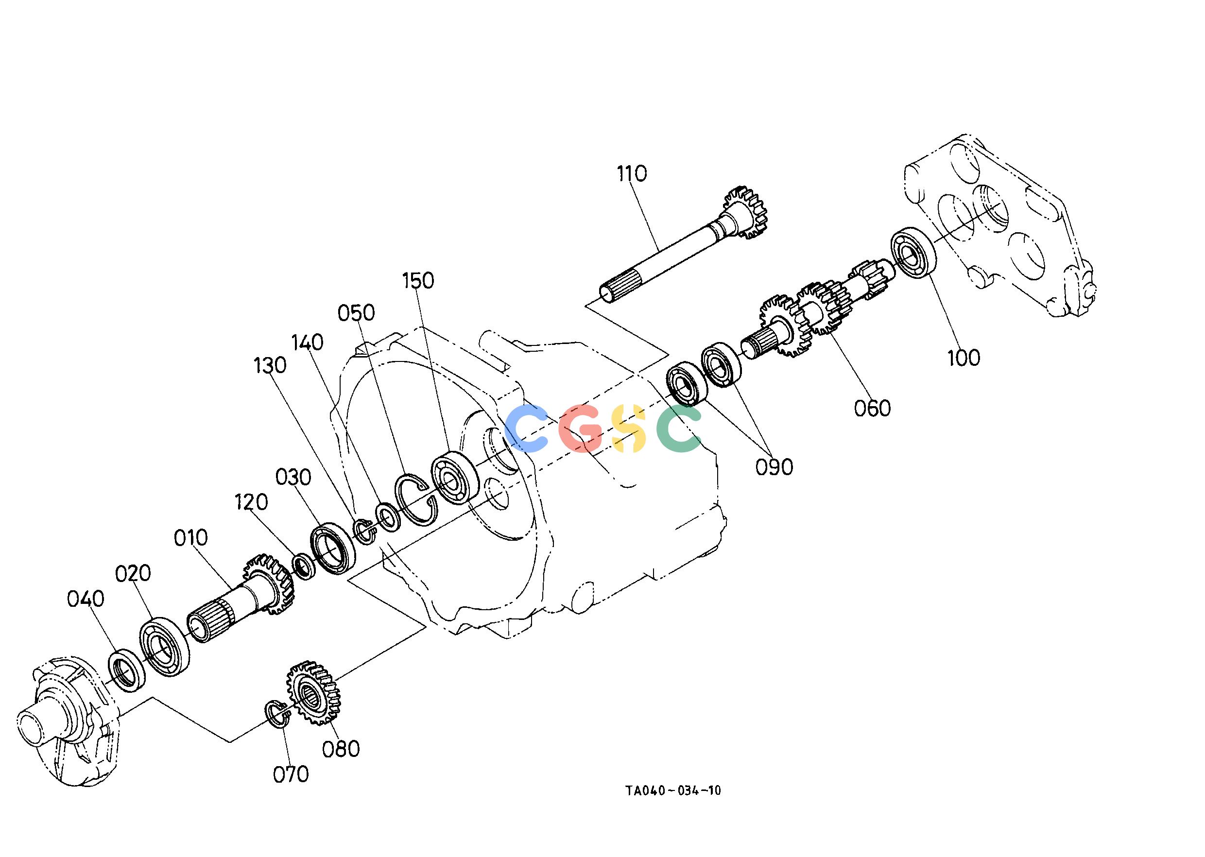 久保田零件查询D10102 MAIN SHAFT [EXCEPT HST TYPE] [WITH IND-PTO] ## [AVEC TYPE DE PDF IND] CLUTCH/TRANSMISSION/REAR AXLEEPC Kubota online