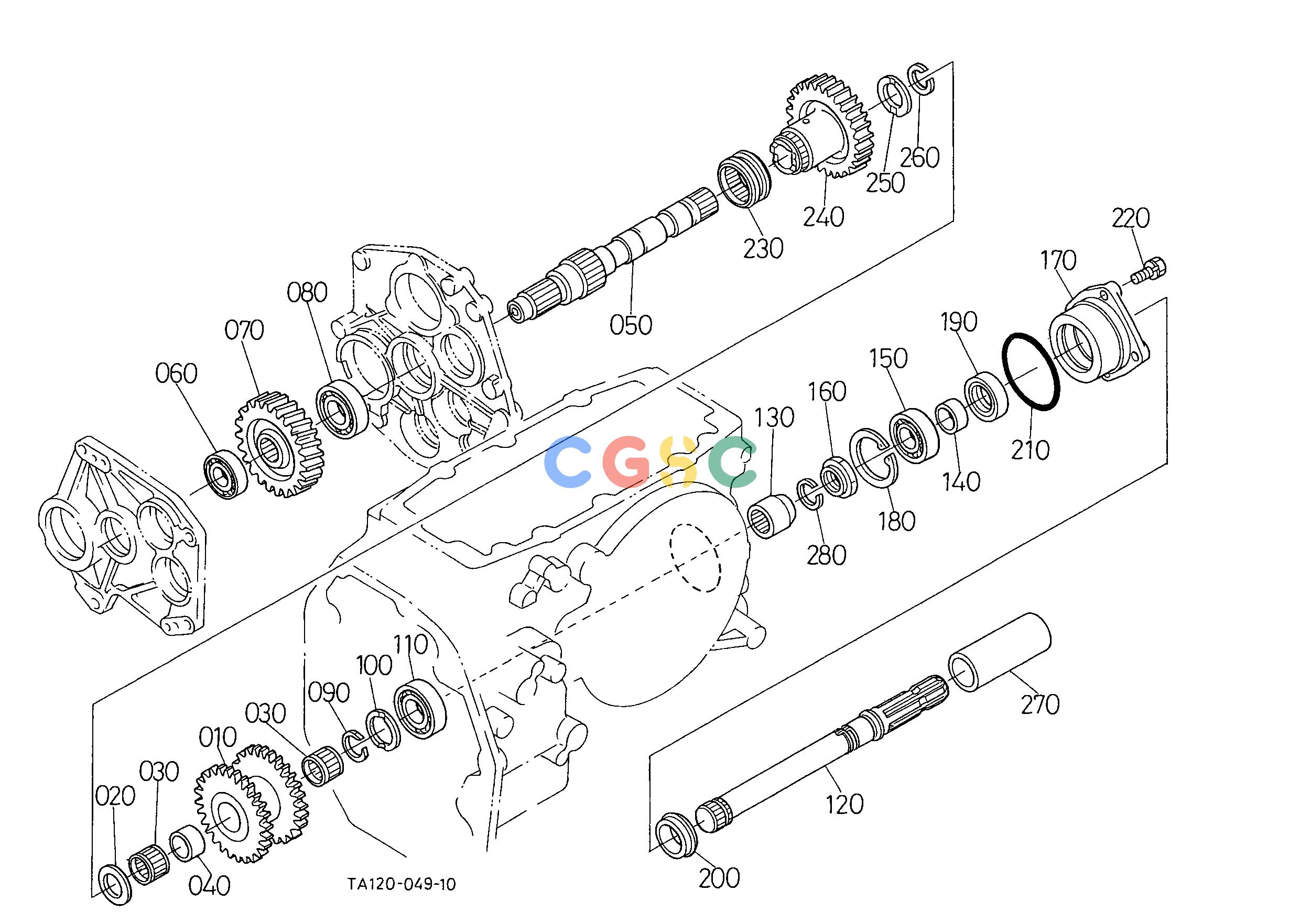 久保田零件查询D13503 PTO SHAFT [HST TYPE] CLUTCH/TRANSMISSION/REAR AXLEEPC Kubota online