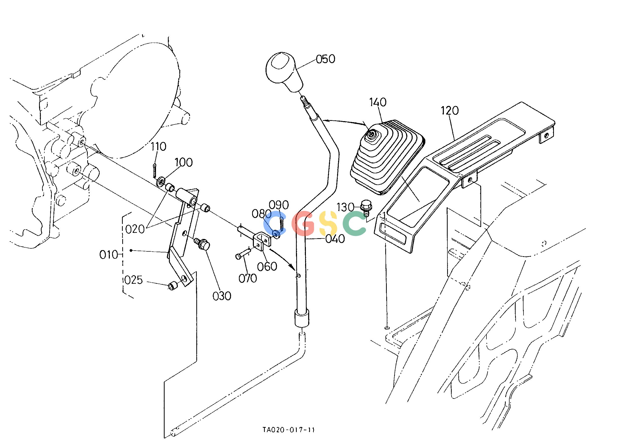 久保田零件查询E10101 MAIN GEAR SHIFT LEVER [MANUAL T/M TYPE] ## [TYPE DE T/M MANUELLE] SPEED CHANGE SHIFT FORK/SHIFT LEVEREPC Kubota online