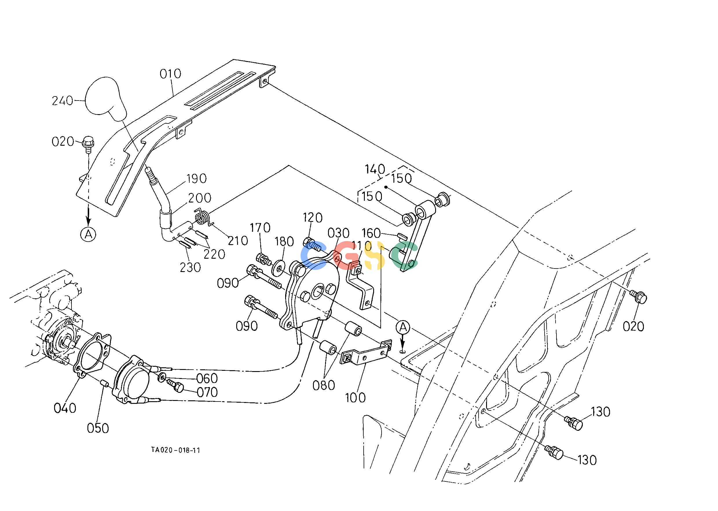 久保田零件查询E10102 MAIN GEAR SHIFT LEVER [GST TYPE] ## [TYPE GST] SPEED CHANGE SHIFT FORK/SHIFT LEVEREPC Kubota online