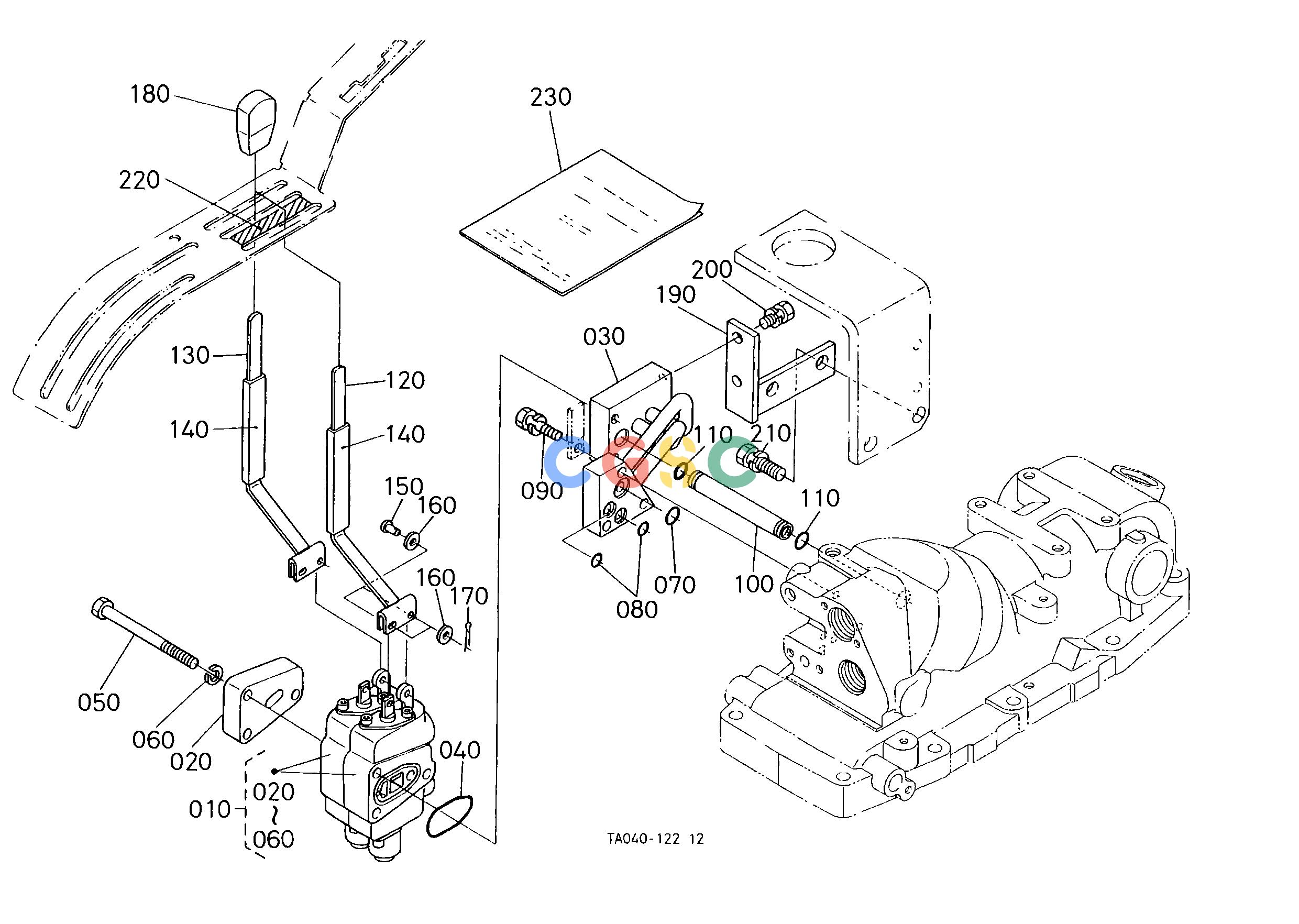 久保田零件查询T15002 REMOTE CONTROL VALVE LEVIER 2 [OPTION] OPTIONEPC Kubota online