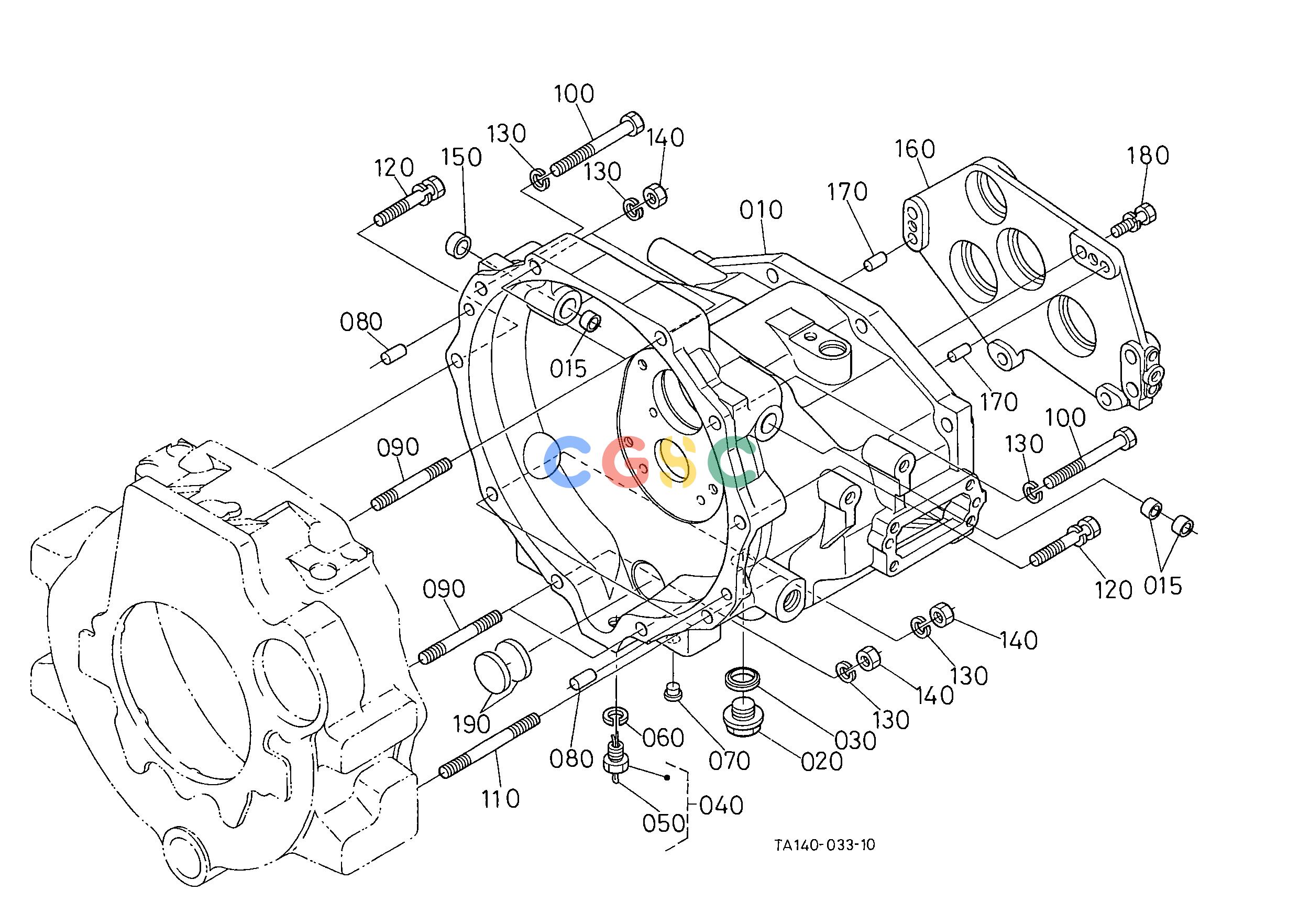 久保田零件查询C40101 CLUTCH HOUSING [MANUAL T/M TYPE] CLUTCH/TRANSMISSION/REAR AXLEEPC Kubota online
