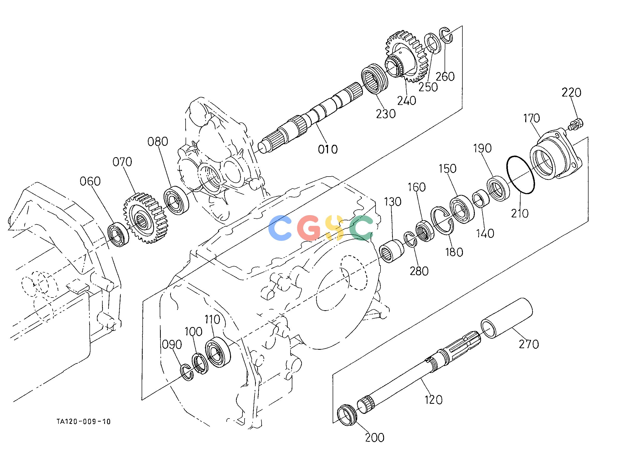 久保田零件查询D13501 PTO SHAFT [MANUAL T/M TYPE] CLUTCH/TRANSMISSION/REAR AXLEEPC Kubota online