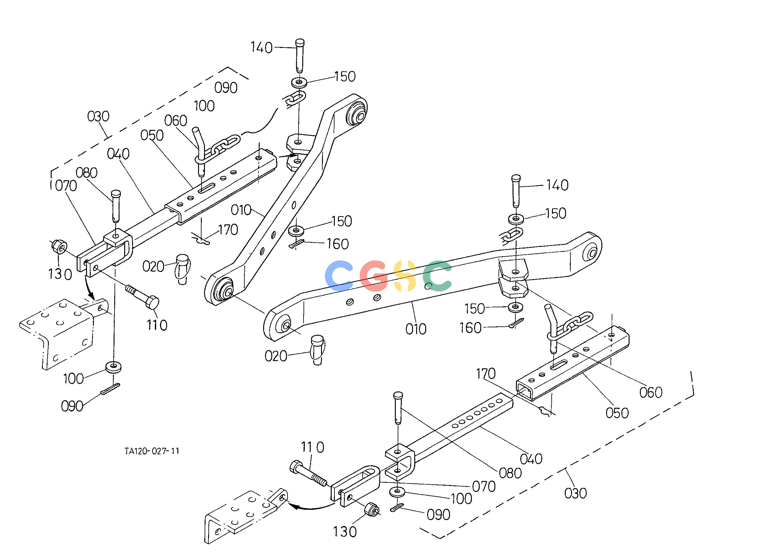久保田零件查询J11000 3-POINT LINKAGE 1(LOWER LINK) [OLD TYPE] ## S.No.<=30753 HYDRAULIC SYSTEMEPC Kubota online