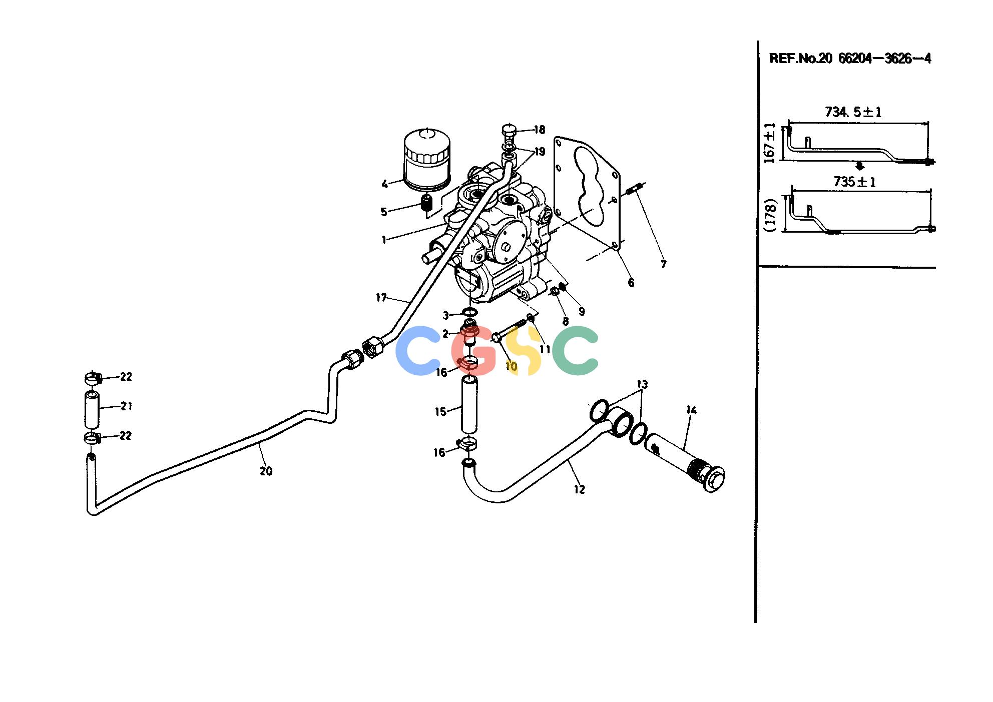久保田零件查询T03700 HYDROSTATIC TRANSMISSION TRANSMISSIONEPC Kubota online