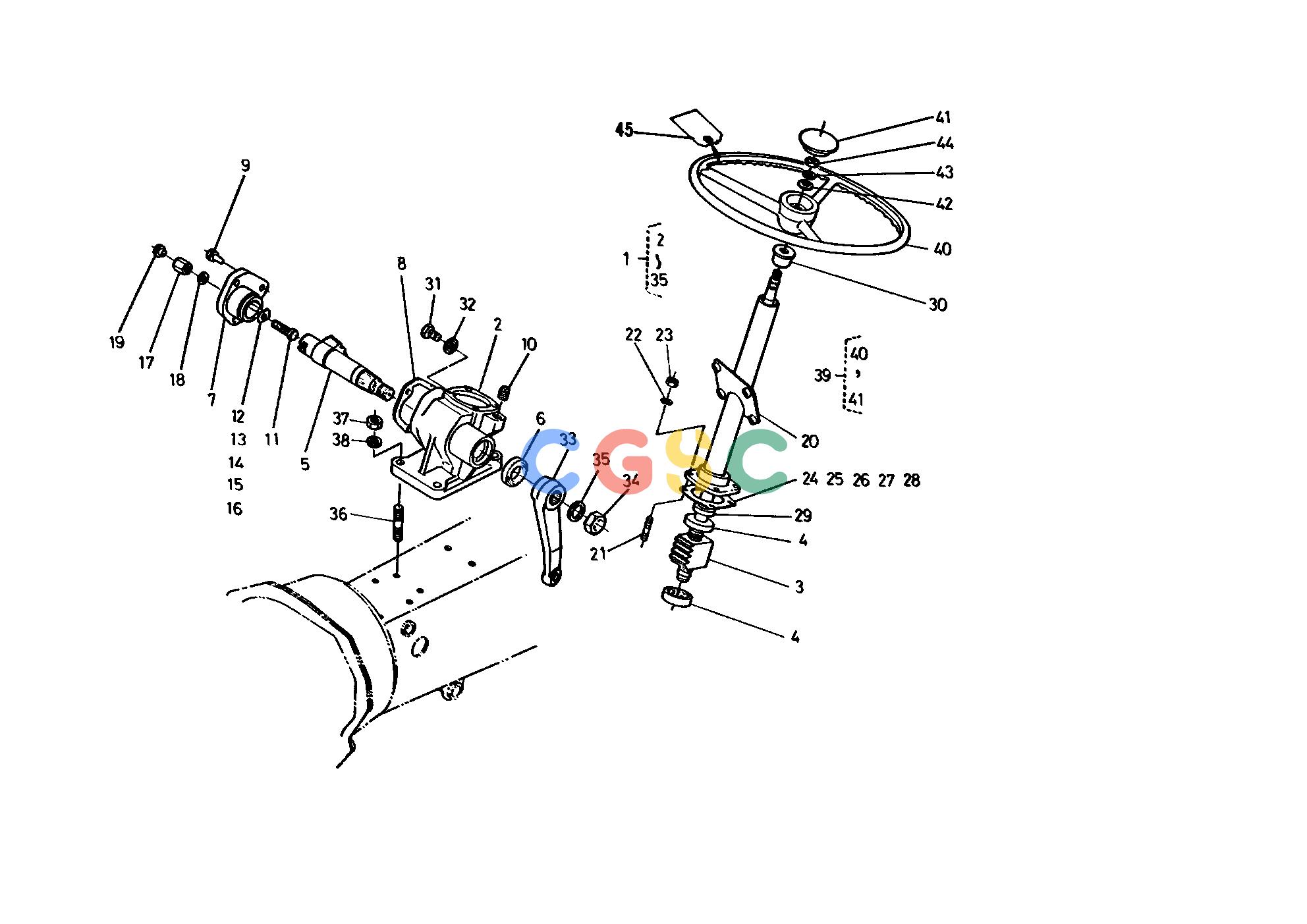 久保田零件查询T04100 STEERING STEERINGEPC Kubota online