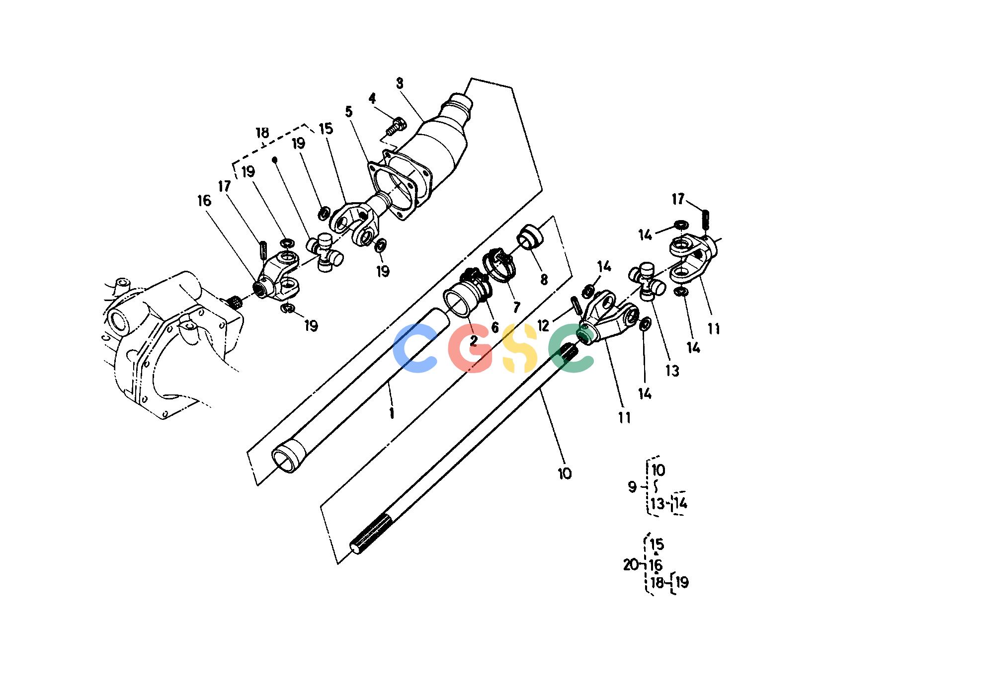久保田零件查询T06600 DRIVE SHAFT [DP] FRONT AXLE/FRONT WHEELEPC Kubota online