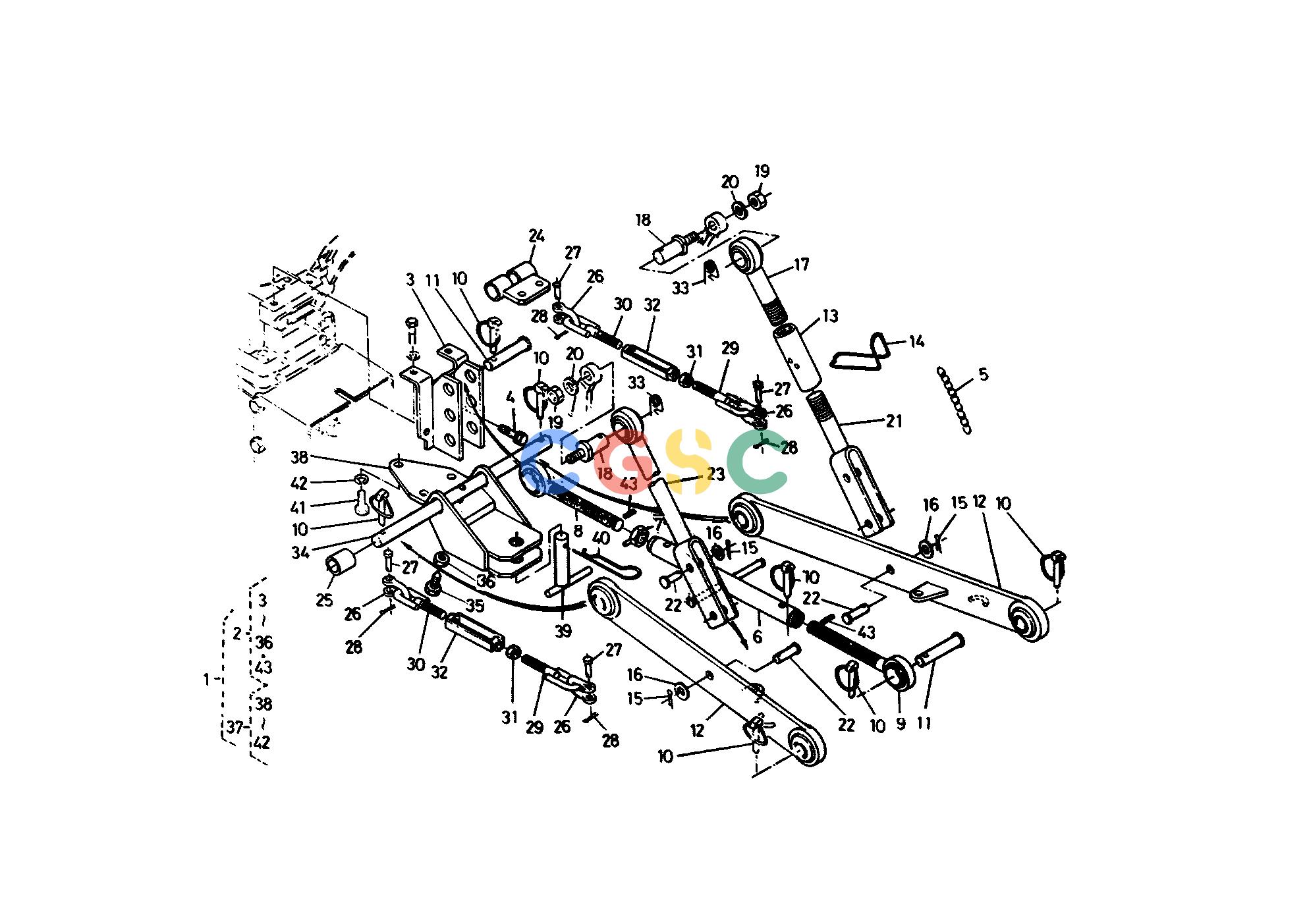 久保田零件查询T06700 3-POINT LINKAGE [EP DP] HYDRAULIC SYSTEMEPC Kubota online