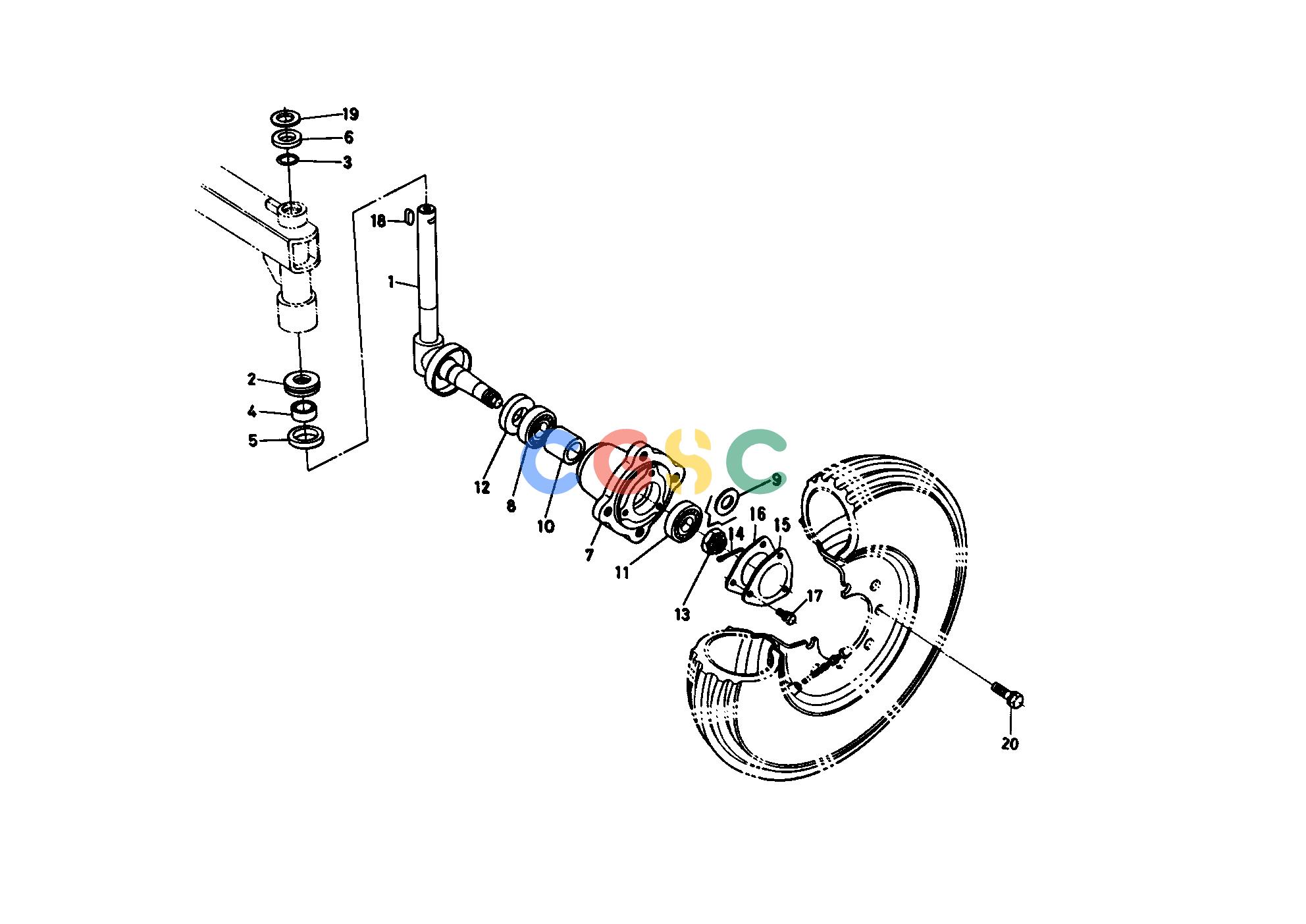 久保田零件查询T06000 FRONT WHEEL HUB [EP] FRONT AXLE/FRONT WHEELEPC Kubota online