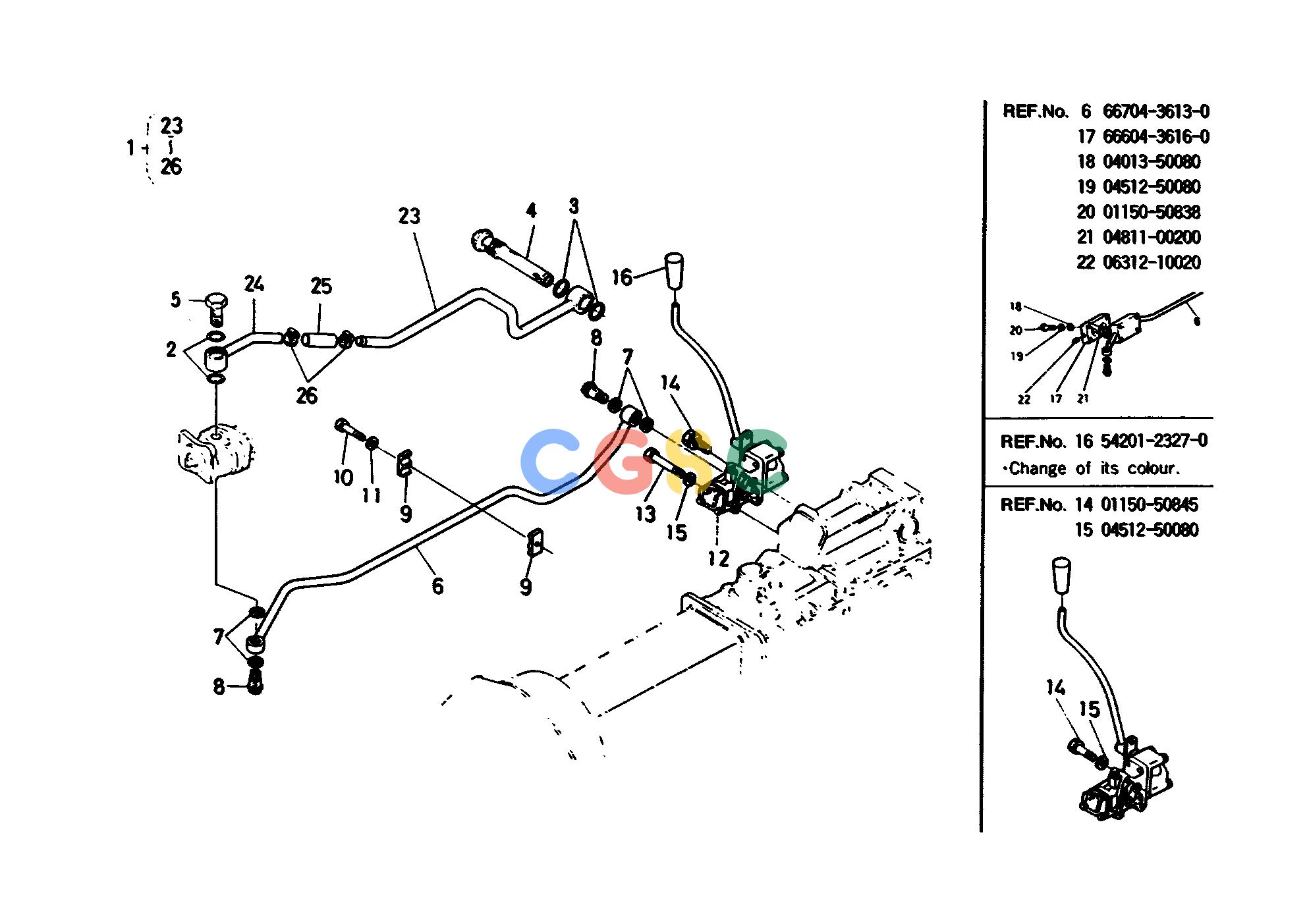 久保田零件查询T03700 OIL PRESSURE PIPE GROUP SPEED CHANGE LEVEREPC Kubota online