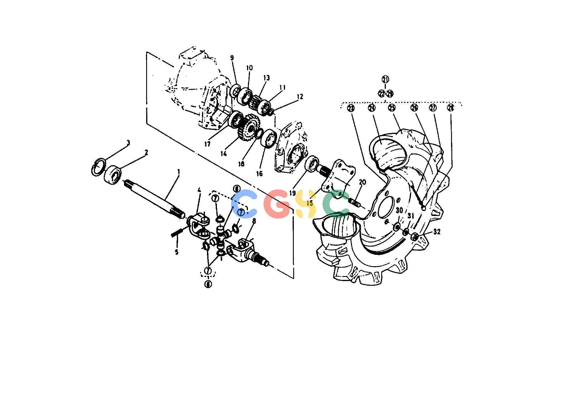 久保田零件查询T06300 FRONT WHEEL GROUP [CA][IRAN][OVERSEAS] FRONT AXLE/FRONT WHEELEPC Kubota online