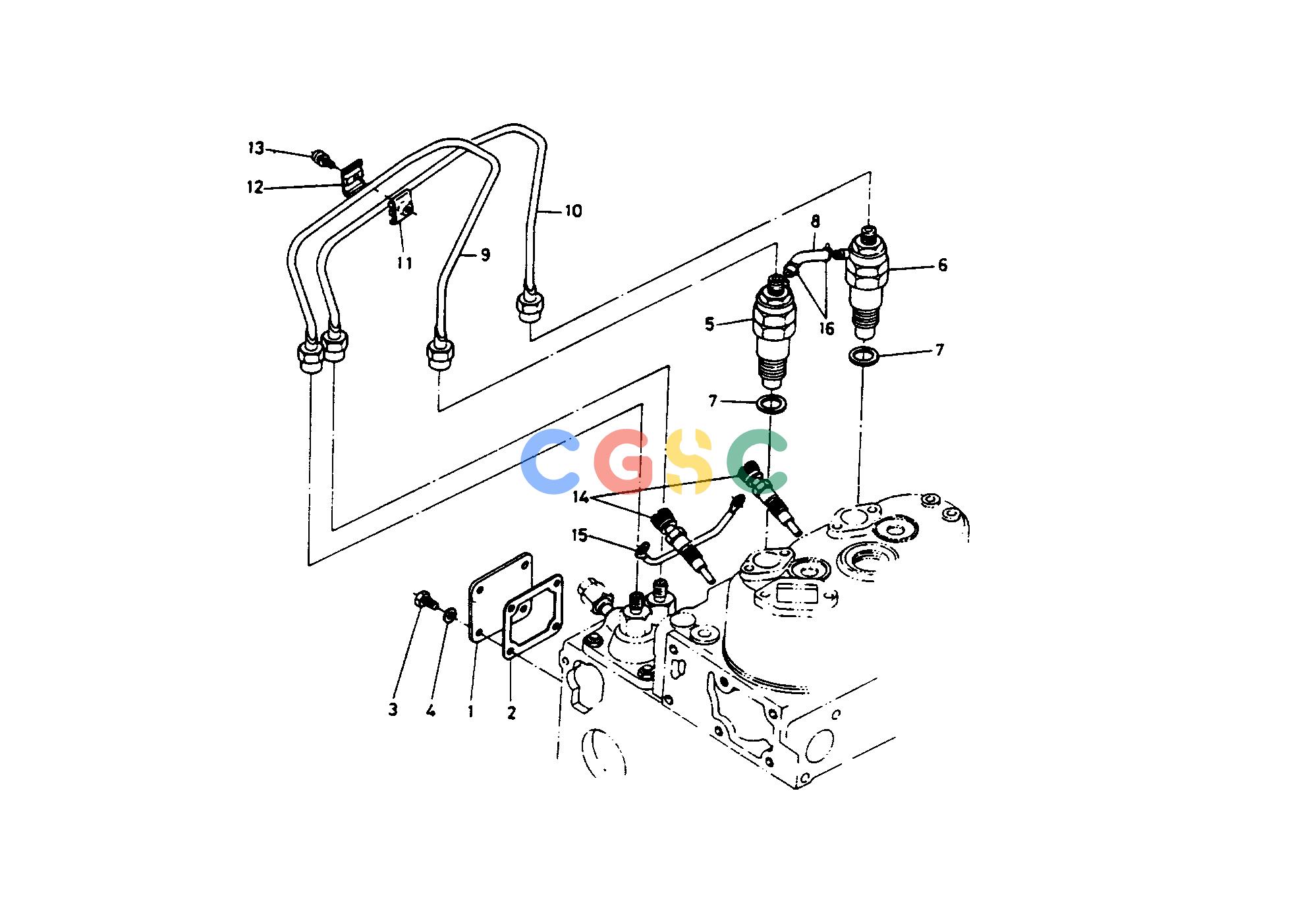 久保田零件查询T01200 NOZZLE HOLDER GROUP ENGINEEPC Kubota online