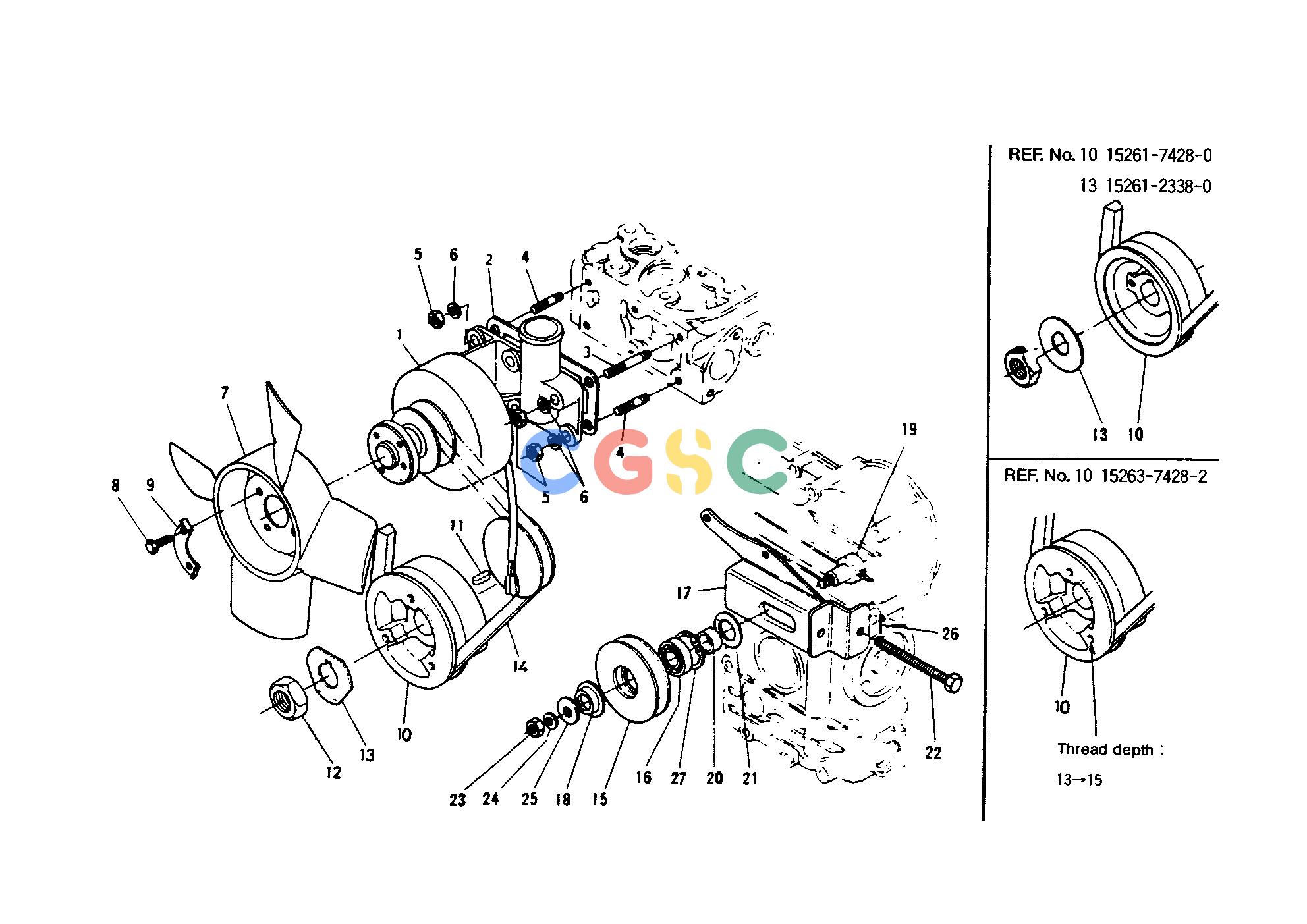 久保田零件查询T01600 DYNAMO GROUP ENGINEEPC Kubota online