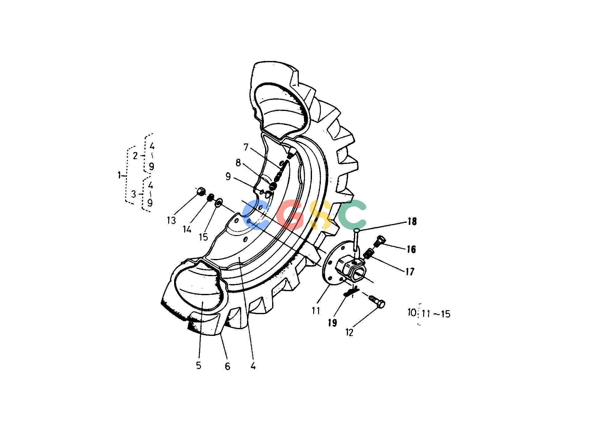 久保田零件查询T02701 REAR WHEEL GROUP REAR AXLE/REAR WHEELEPC Kubota online