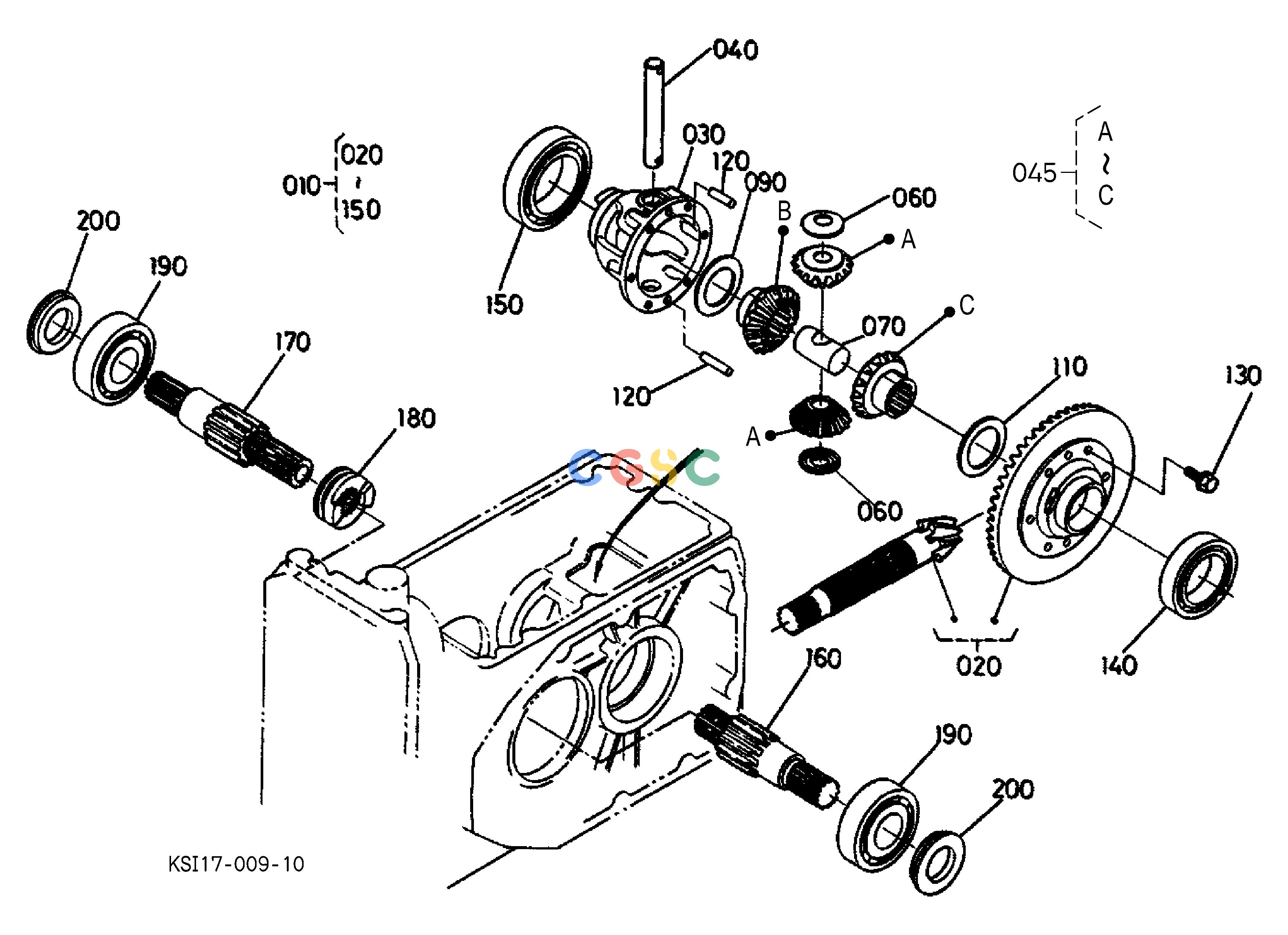 久保田零件查询T06700 REAR DIFFERENTIAL SPEED CHANGE LEVEREPC Kubota online