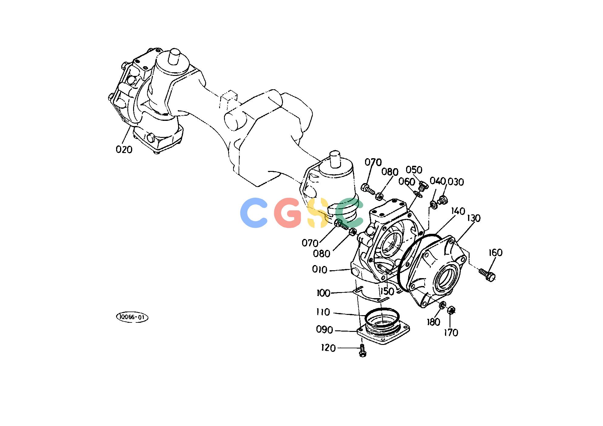 久保田零件查询T07900 FRONT AXLE CASE FRONT AXLE/FRONT WHEELEPC Kubota online
