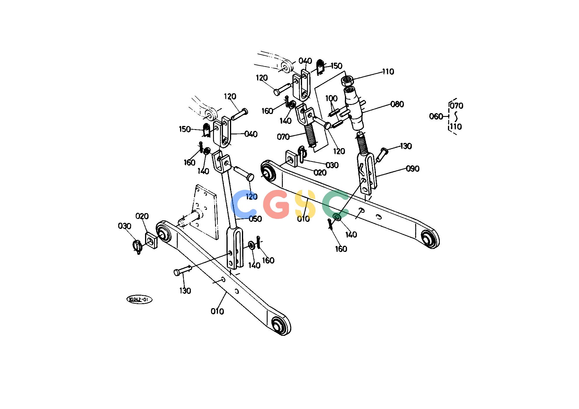久保田零件查询T10300 LOWER LINK/LIFT ROD HYDRAULIC SYSTEMEPC Kubota online