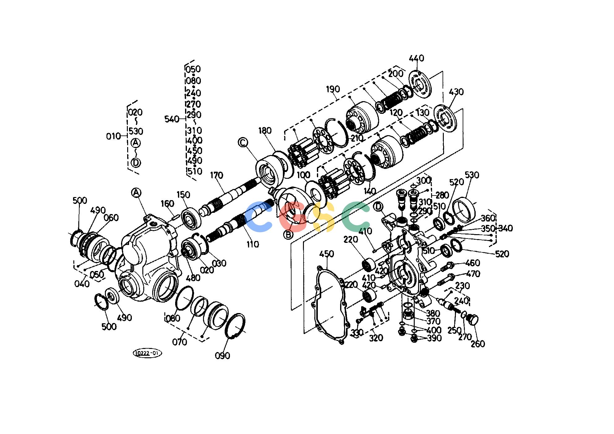 久保田零件查询T05102 HST [COMPONENT PARTS] ## S.No.;>=20001 TRANSMISSIONEPC Kubota online