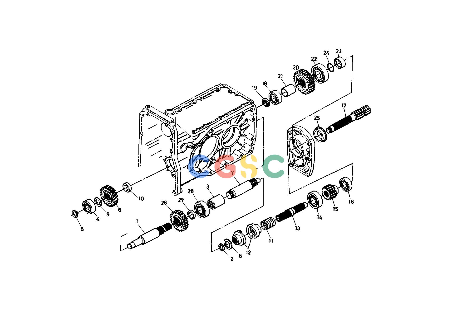 久保田零件查询T02900 7TH SHAFT AND PTO SHAFT TRANSMISSIONEPC Kubota online