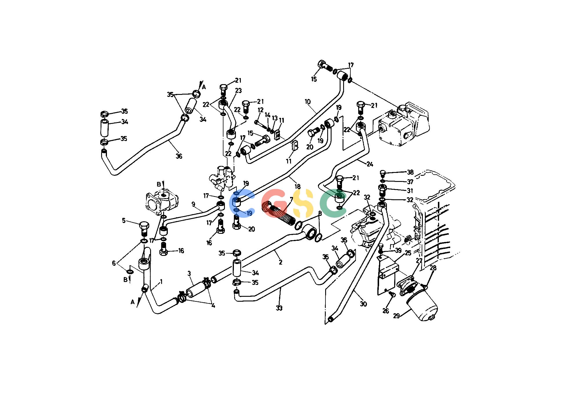 久保田零件查询T04000 HYDRAULIC PIPING HYDRAULIC SYSTEMEPC Kubota online