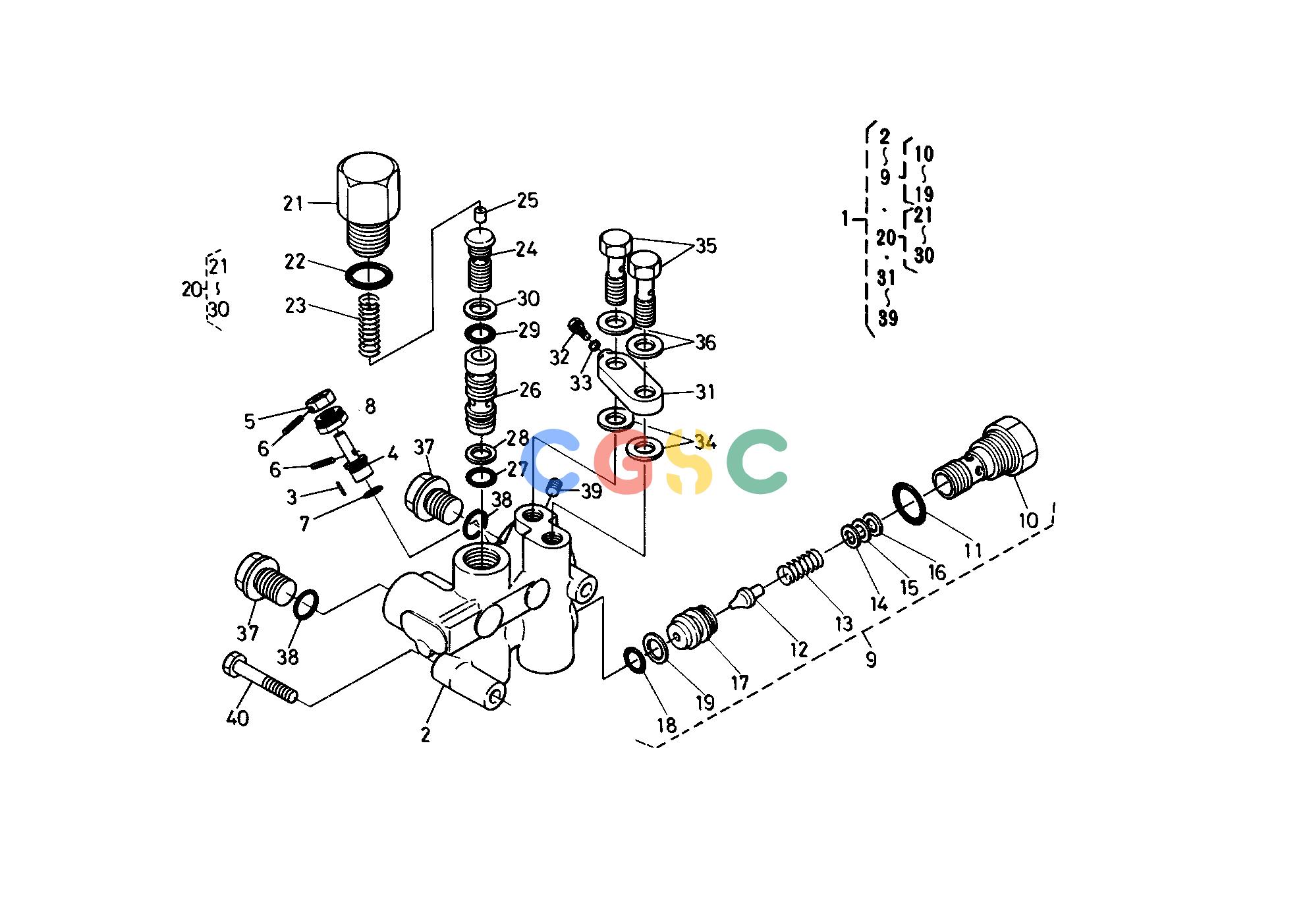 久保田零件查询T04100 HYDRAULIC BLOCK HYDRAULIC SYSTEMEPC Kubota online