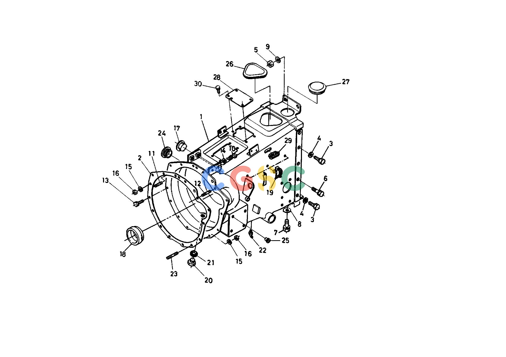 久保田零件查询T05100 CLUTCH HOUSING CLUTCHEPC Kubota online