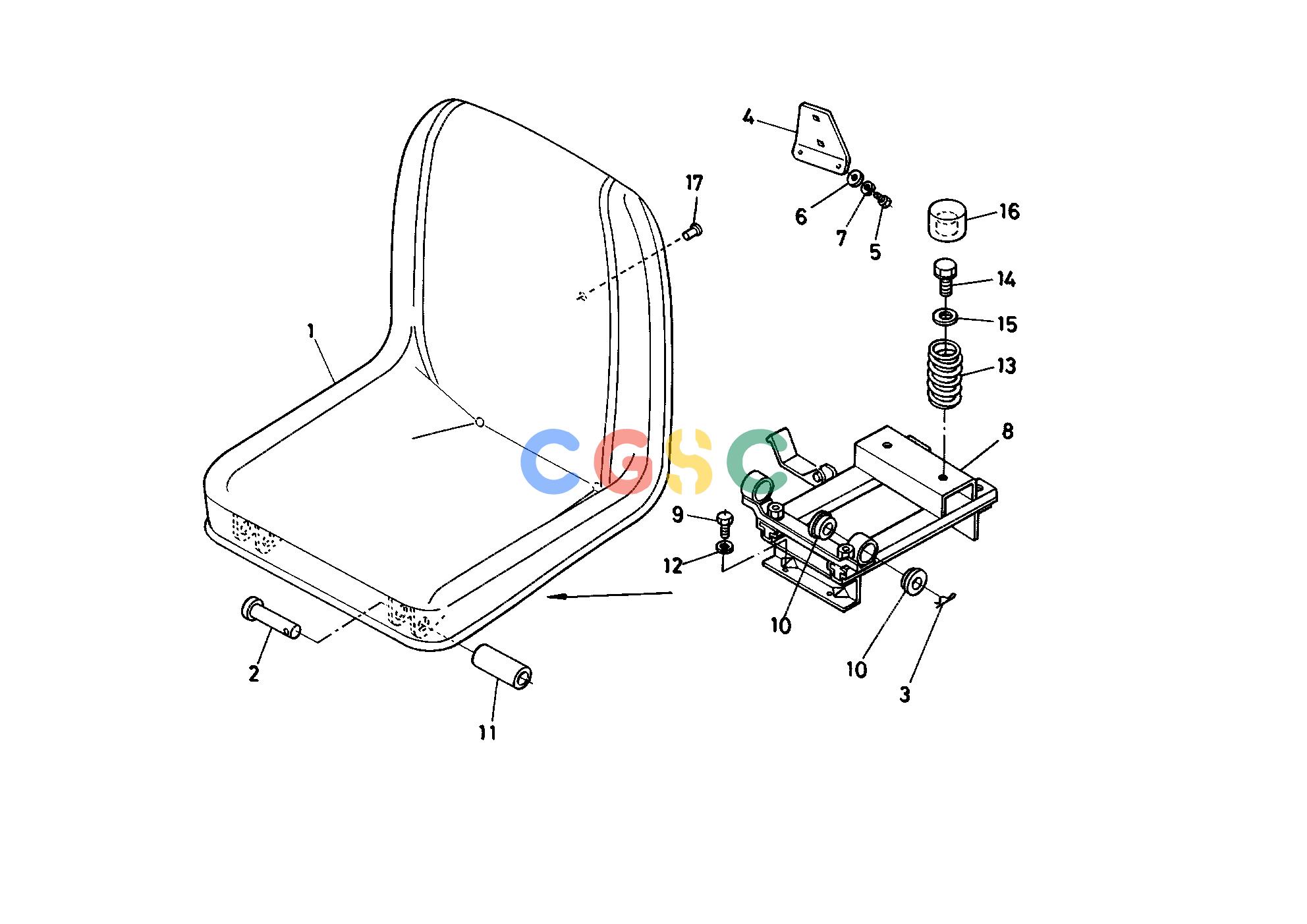 久保田零件查询T05600 SEAT HOOD (BONNET)/CHASSISEPC Kubota online