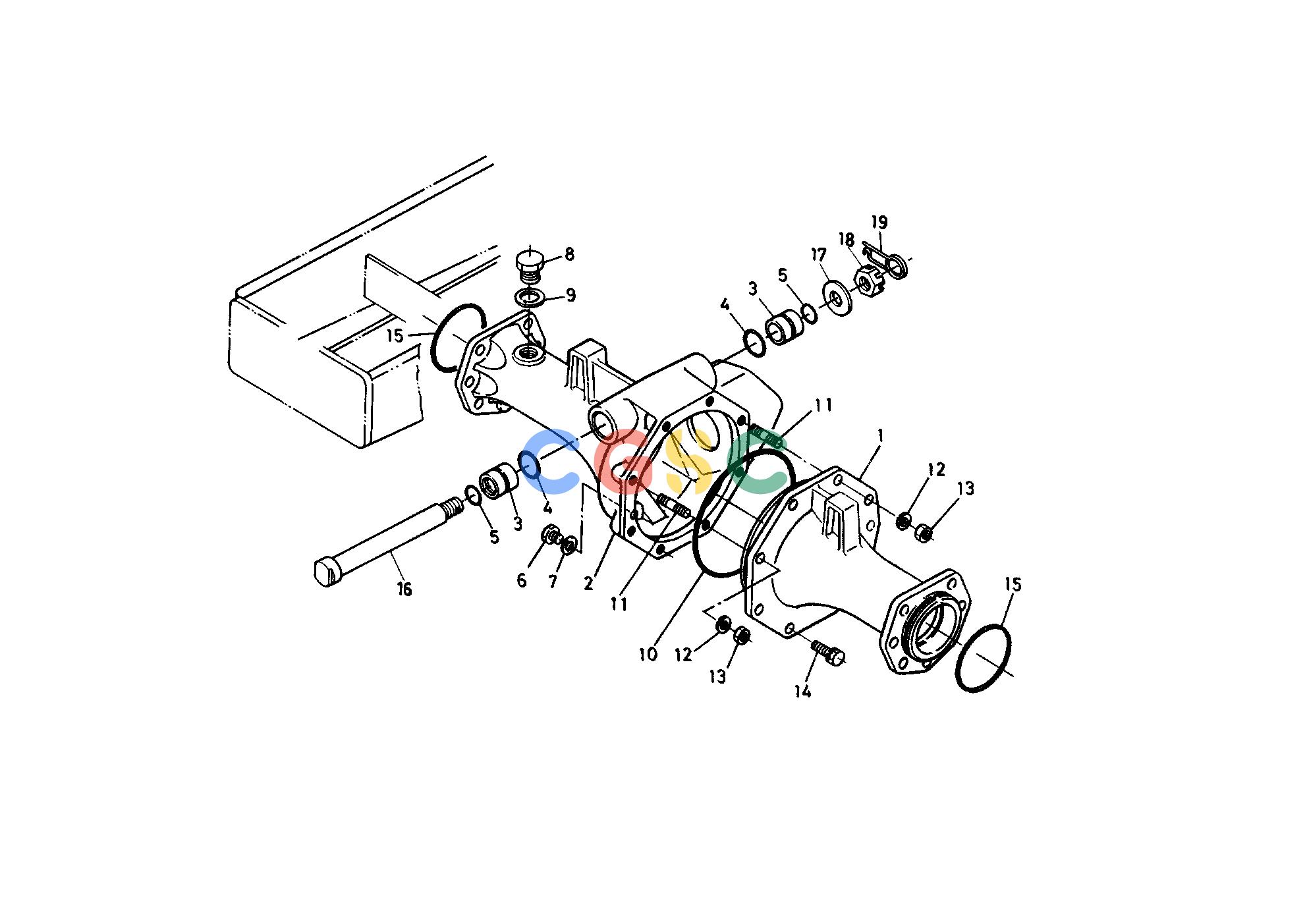 久保田零件查询T07100 FRONT AXLE ARM [B8200HST-DP] FRONT AXLE/FRONT WHEELEPC Kubota online