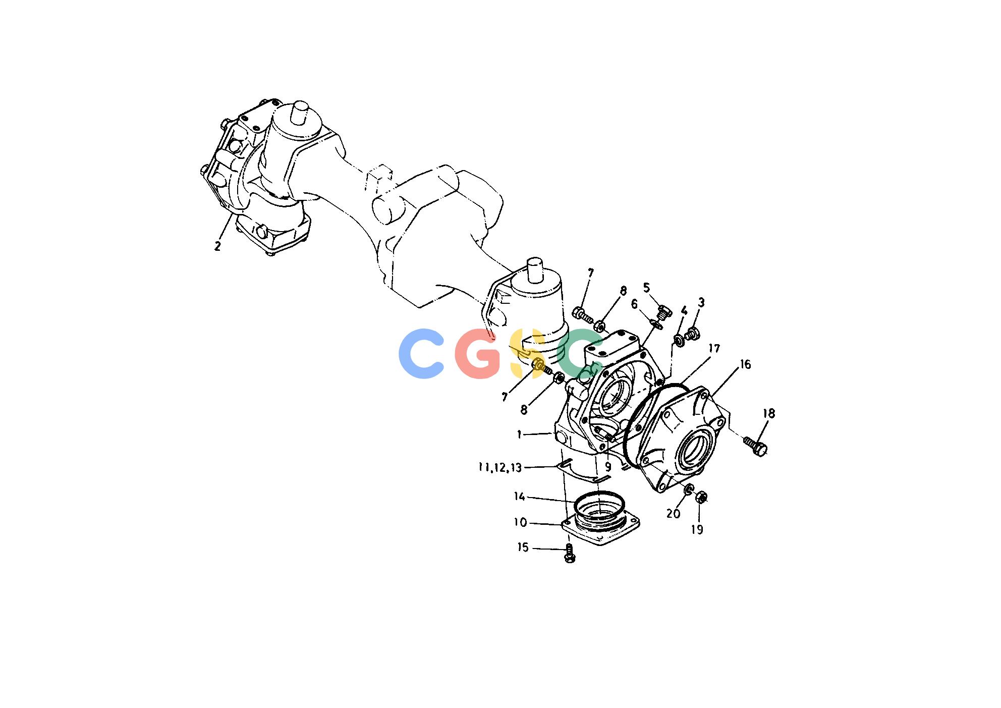 久保田零件查询T07300 FRONT AXLE CASE [B8200HST-DP] FRONT AXLE/FRONT WHEELEPC Kubota online