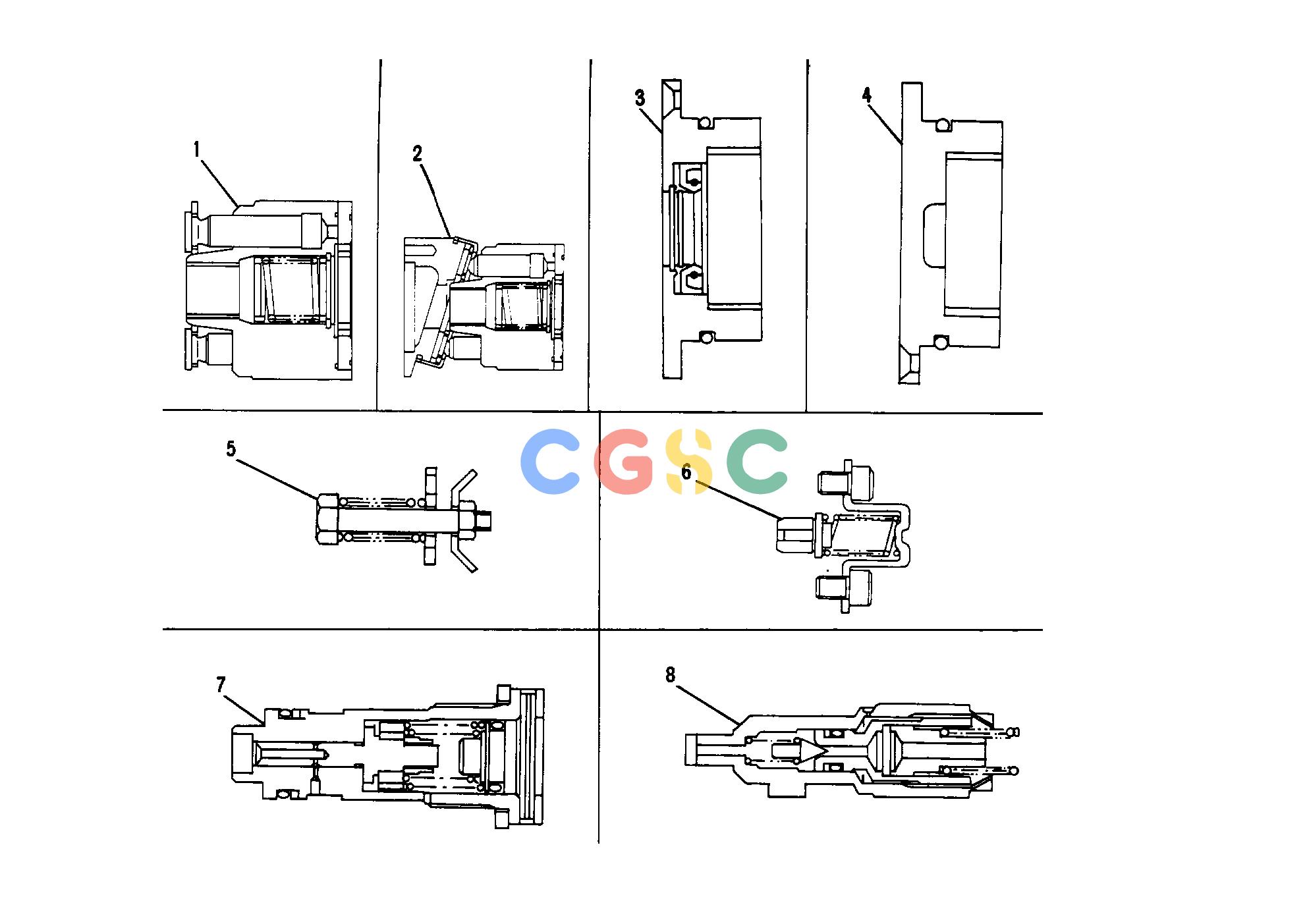 久保田零件查询T08801 HST [SECTION PARTS] TRANSMISSIONEPC Kubota online